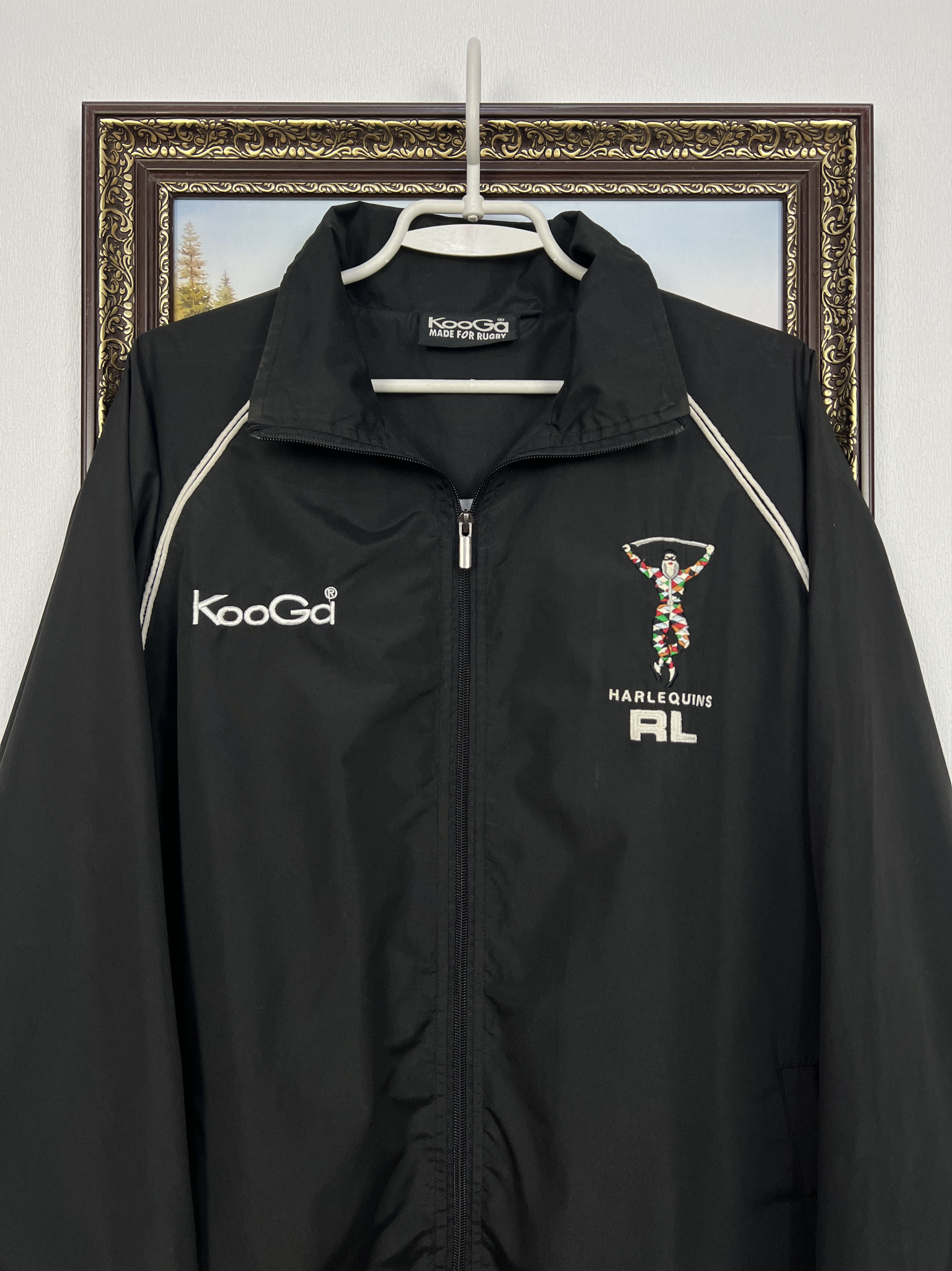 Vintage Vintage Harlequins Rugby Union KooGa Jacket Mens Track Top Size US XL / EU 56 / 4 - 2 Thumbnail
