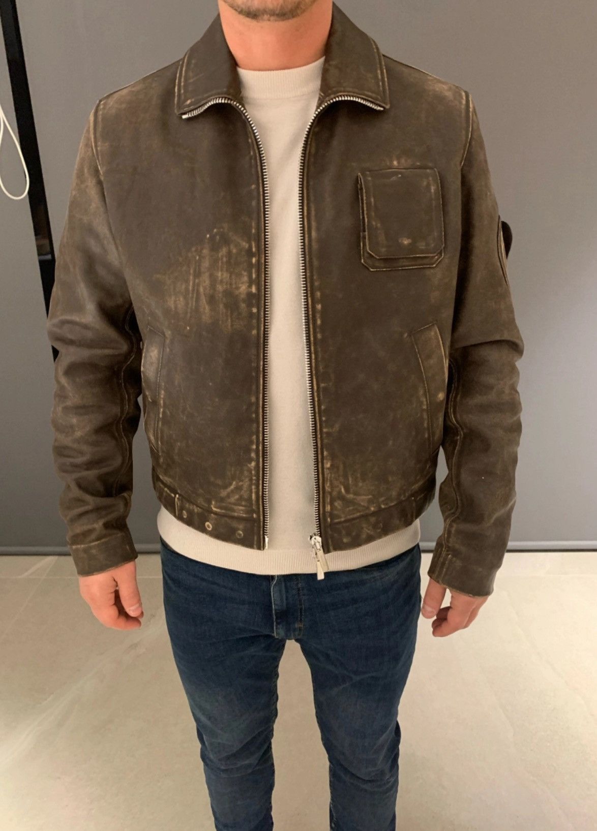Dior Dior leather jacket Size US M / EU 48-50 / 2 - 2 Thumbnail