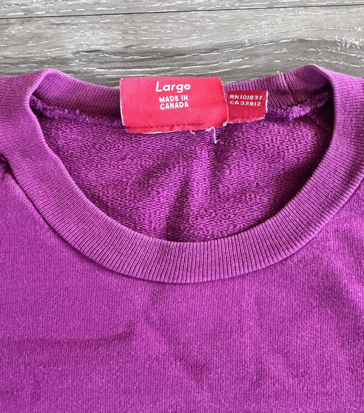 Supreme Supreme Magenta Screenprint Box Logo Crewneck 2007 Size US L / EU 52-54 / 3 - 5 Thumbnail
