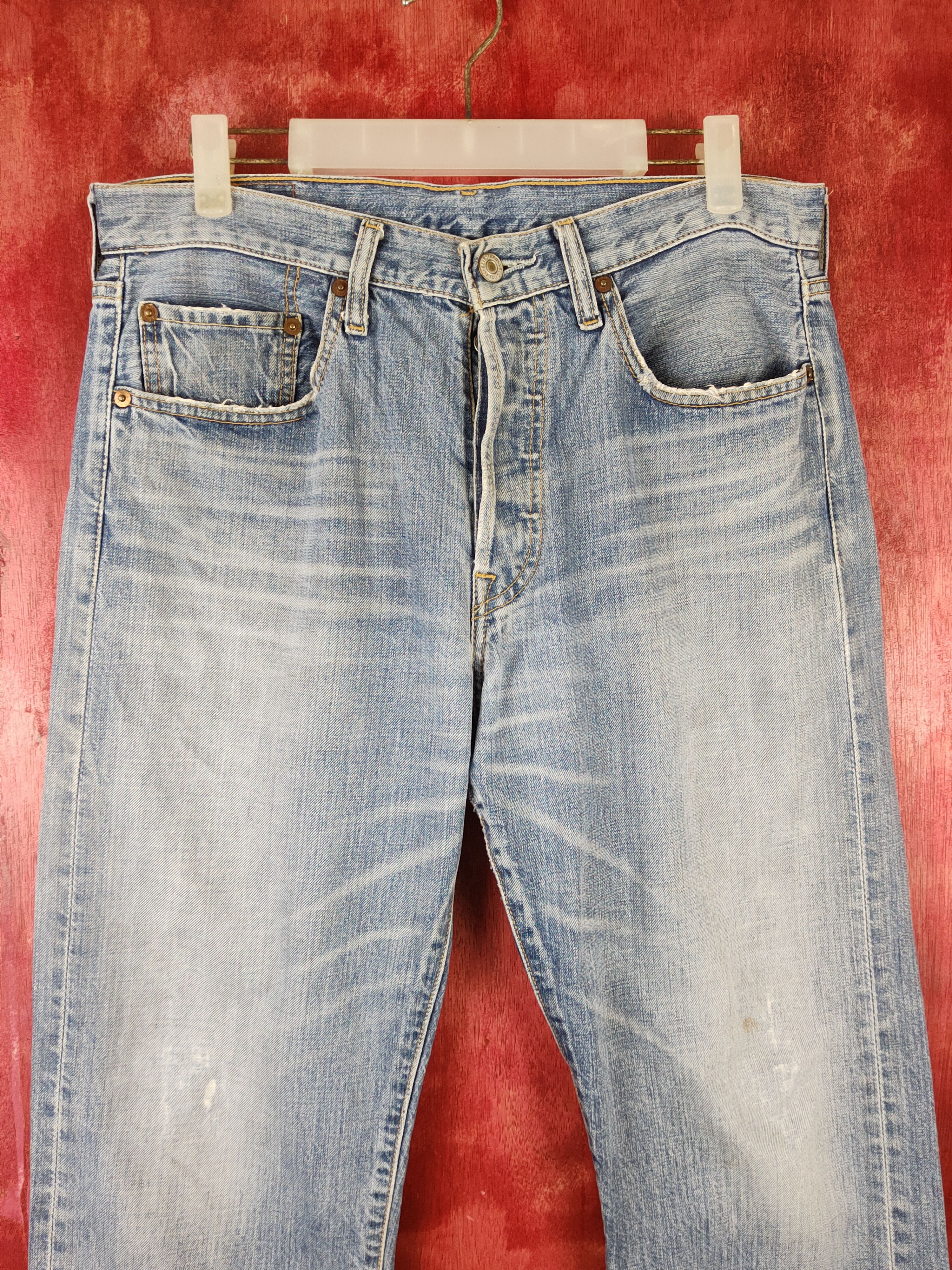 Levi's Levi's Blue Multipocket Denim Pants #S1366 Size US 32 / EU 48 - 2 Thumbnail