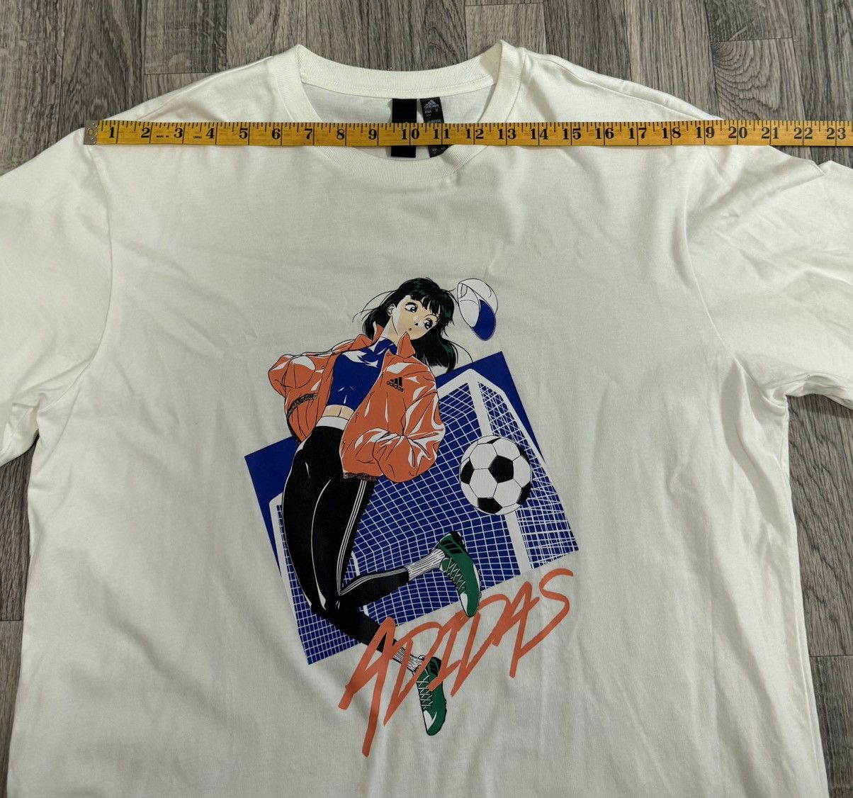 Adidas Adidas Tokyo Anime Girl Soccer Tee Size L Japan Exclusive Size US L / EU 52-54 / 3 - 8 Thumbnail