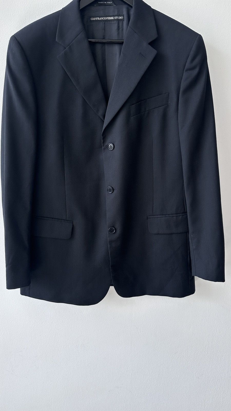 Gianfranco Ferre Gianfranco Ferre Studio Suit 100% Virgin Wool Made in Italy Size 44R - 5 Thumbnail
