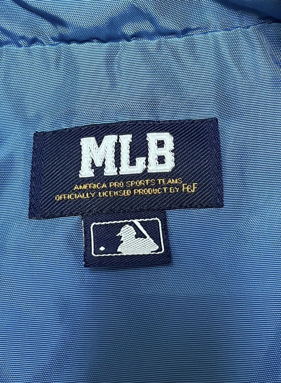 MLB Vintage Chicago Cubs Satin Bomber Blue Jacket Size US L / EU 52-54 / 3 - 4 Thumbnail