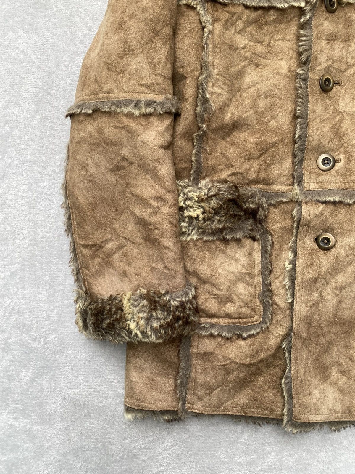291295=Homme 291295 Homme Avant-garde Punk Faux Fur Parka Size US M / EU 48-50 / 2 - 4 Thumbnail