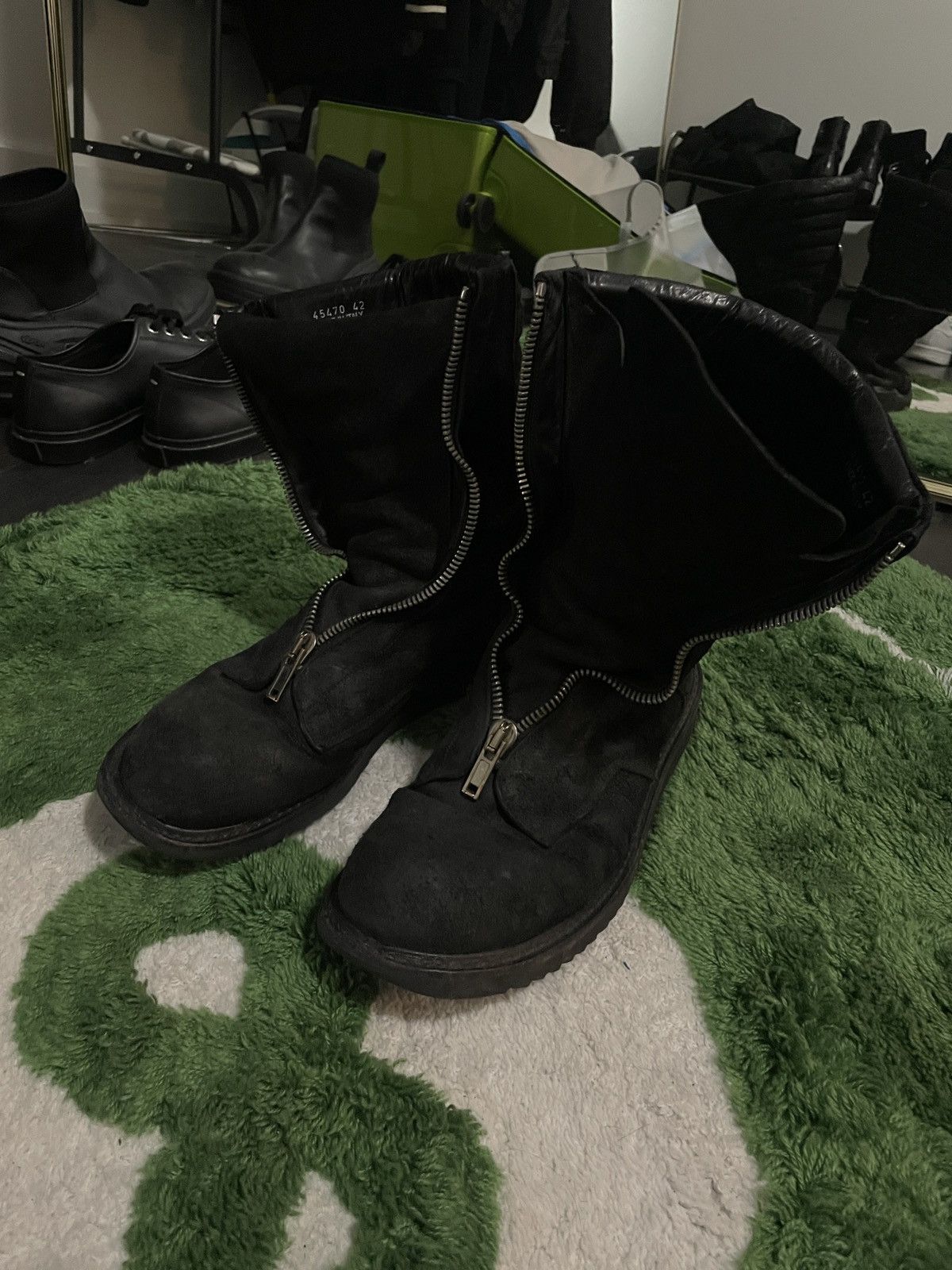 Rick Owens FW11 Limo Mohawk Creeper Boots Size US 10 / EU 43 - 4 Thumbnail