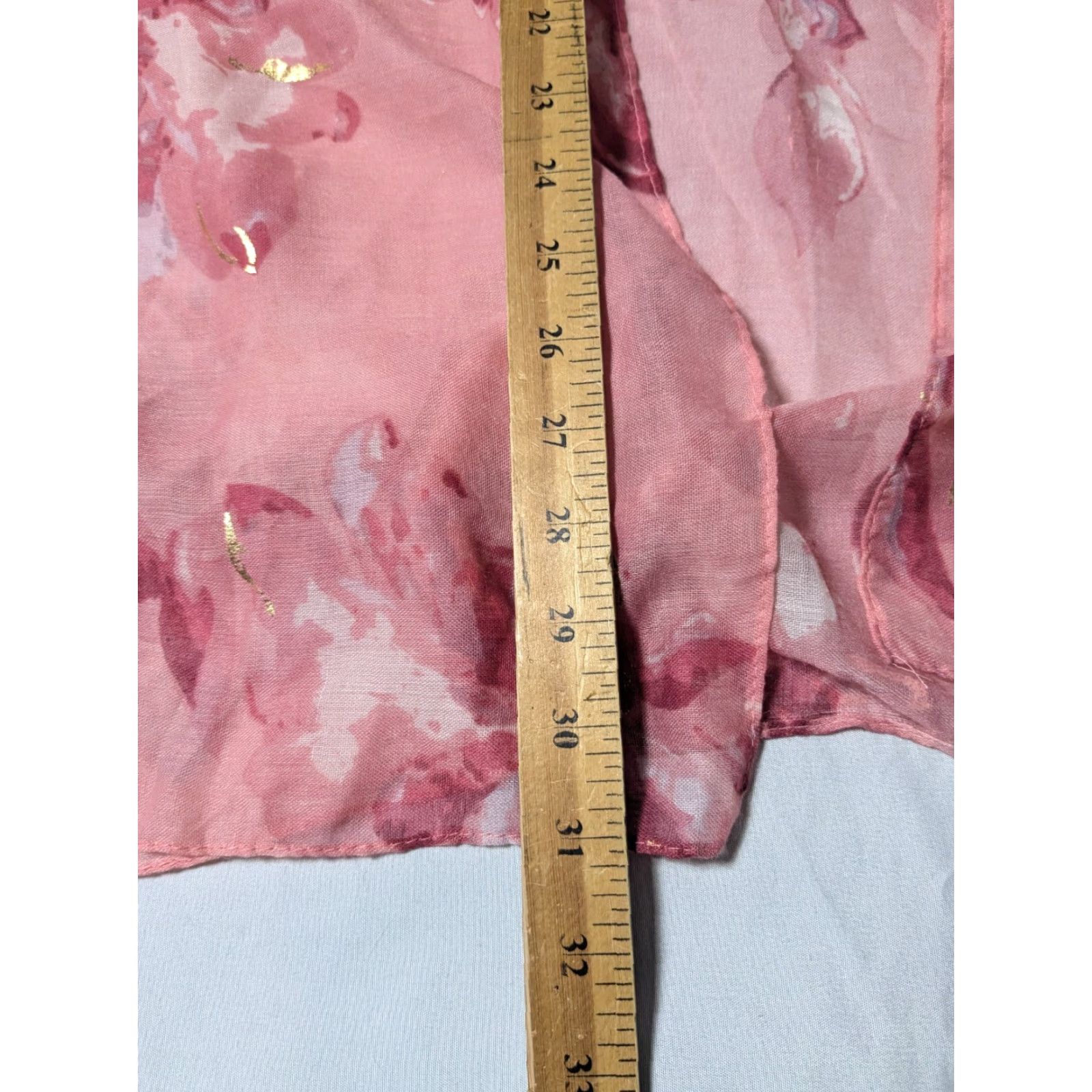 Vintage MARCUS ADLER Women One Size Pink Gold Floral Ruana Topper Cardigan Kimono NEW Size ONE SIZE - 4 Thumbnail