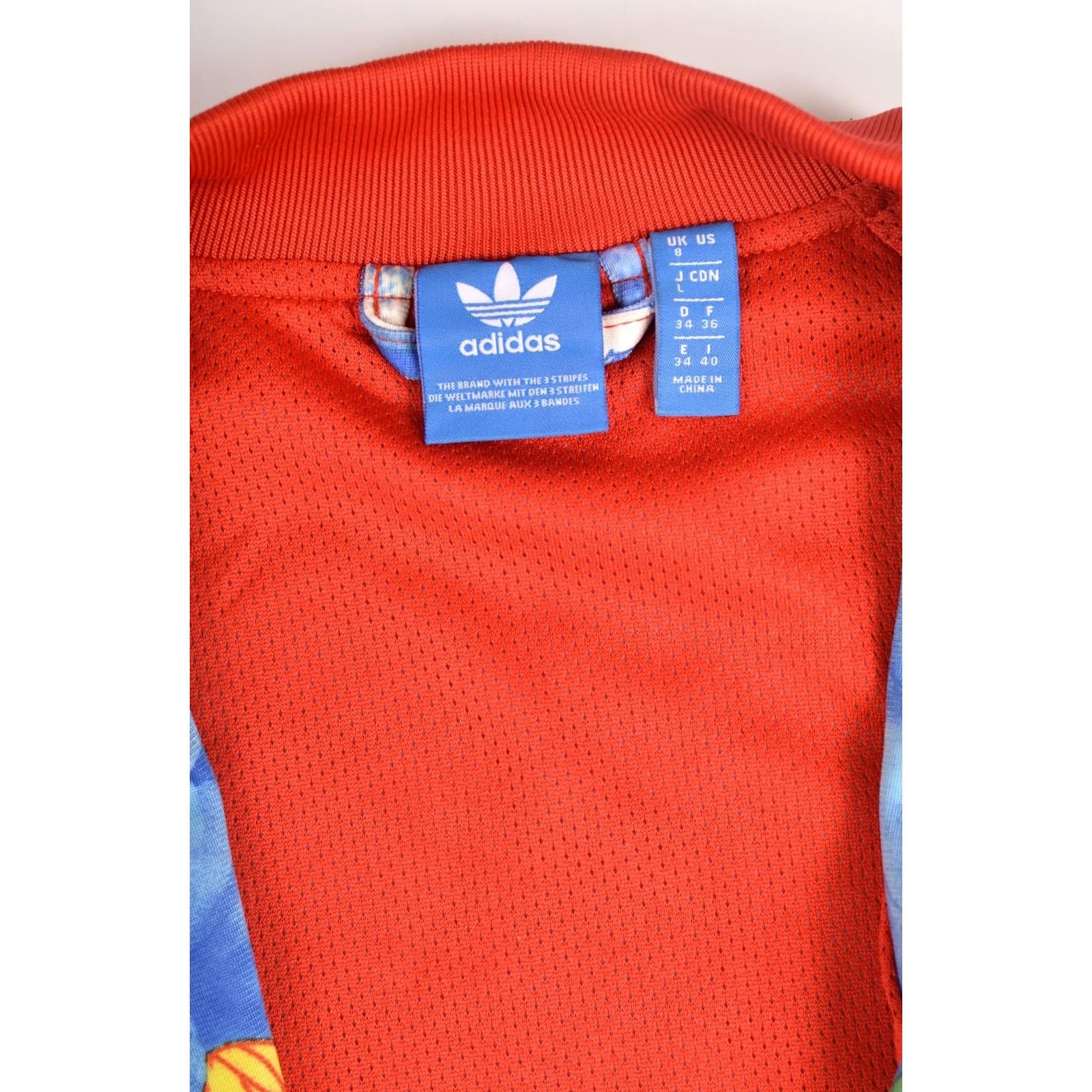 Adidas Adidas Originals Chita Floral Womens Track Jacket BJ8417 Size UK 8 / D 34 Red Floral Track Jacket Womens UK 8 Men’s? Size M / US 6-8 / IT 42-44 - 4 Thumbnail
