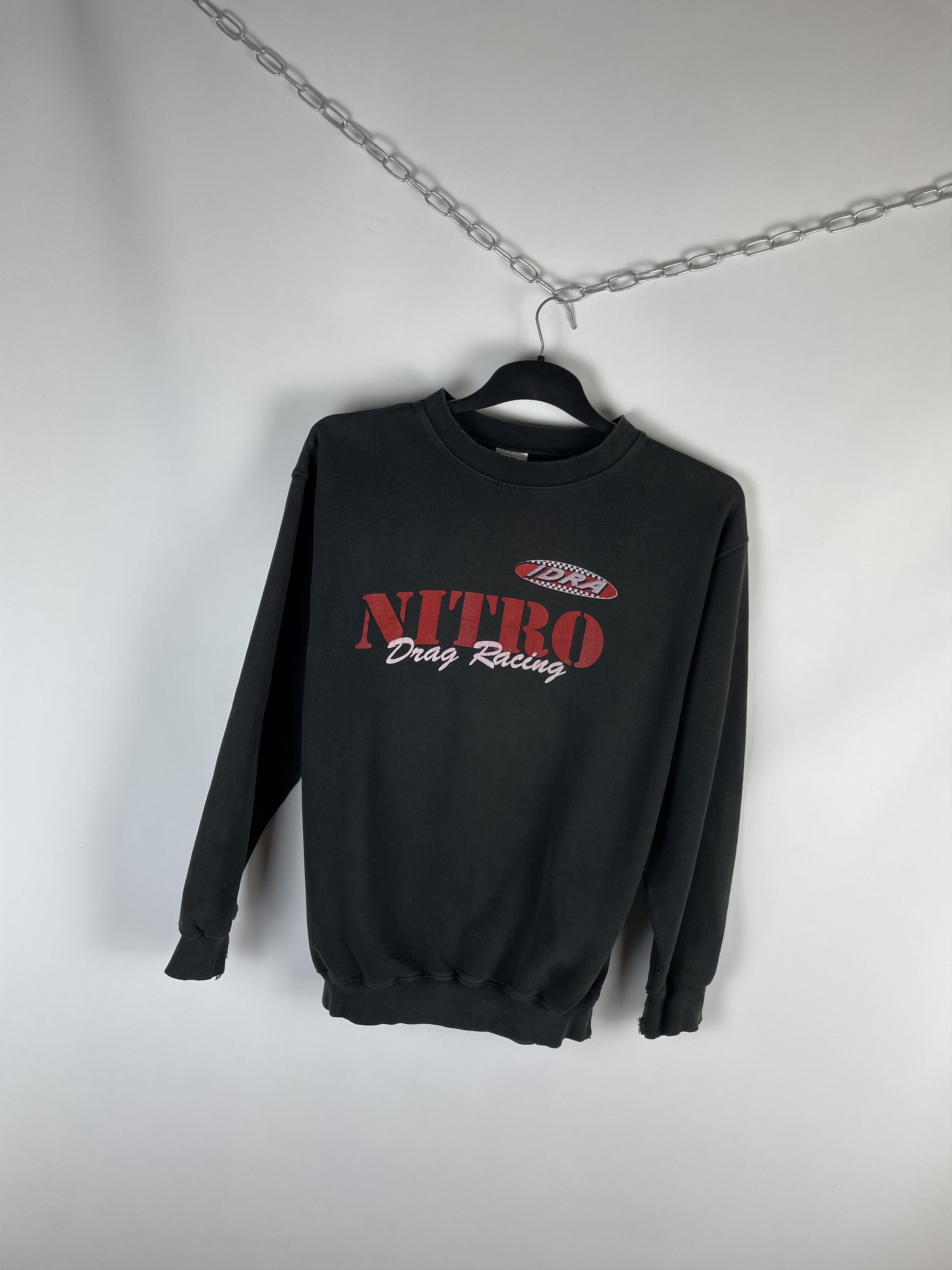 Vintage Vintage Nitro Drag Racing Nascar Sweatshirts Size US L / EU 52-54 / 3 - 2 Thumbnail