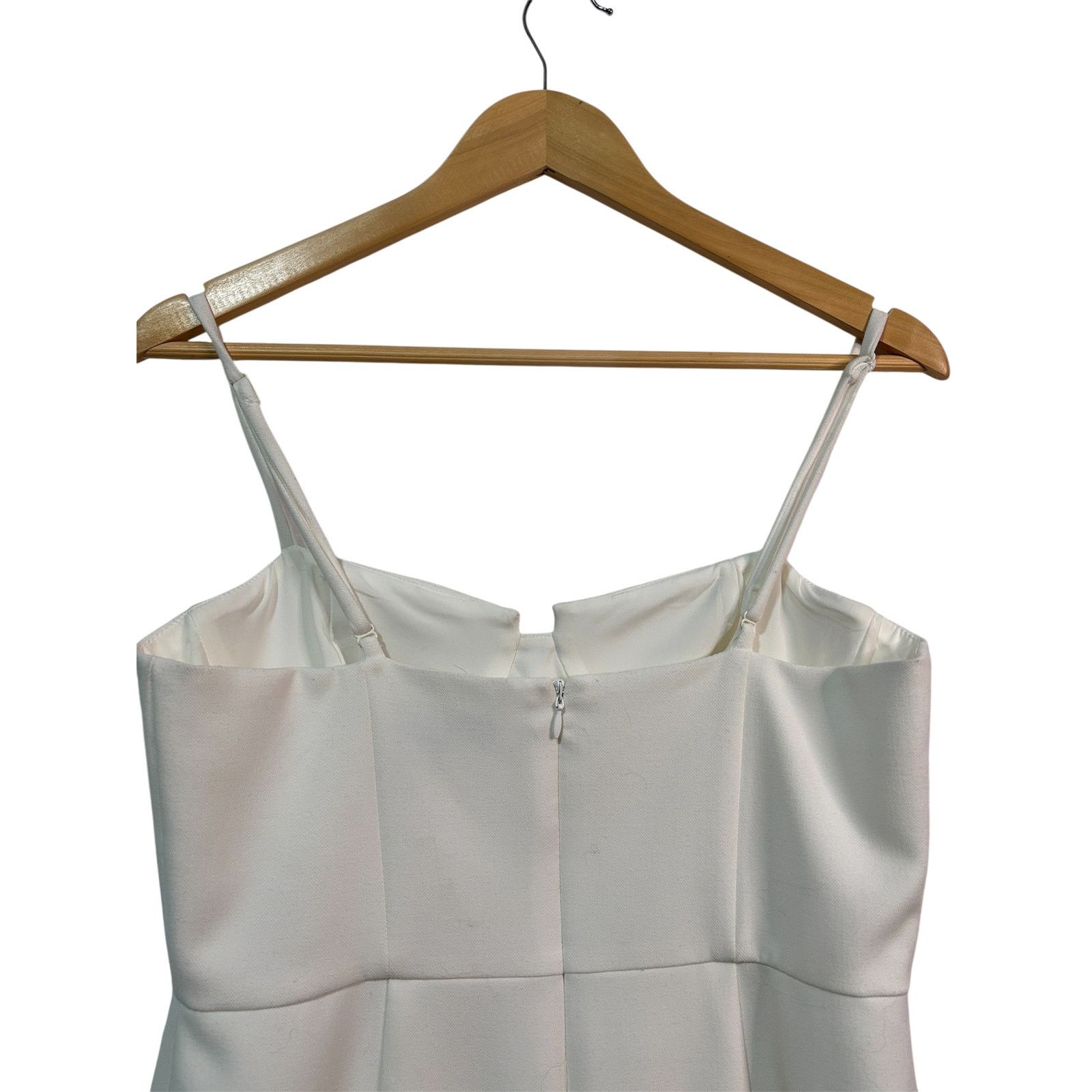 French Connection Size 8 | FRENCH CONNECTION Corset Neckline White Mini Dress Size M / US 6-8 / IT 42-44 - 7 Thumbnail