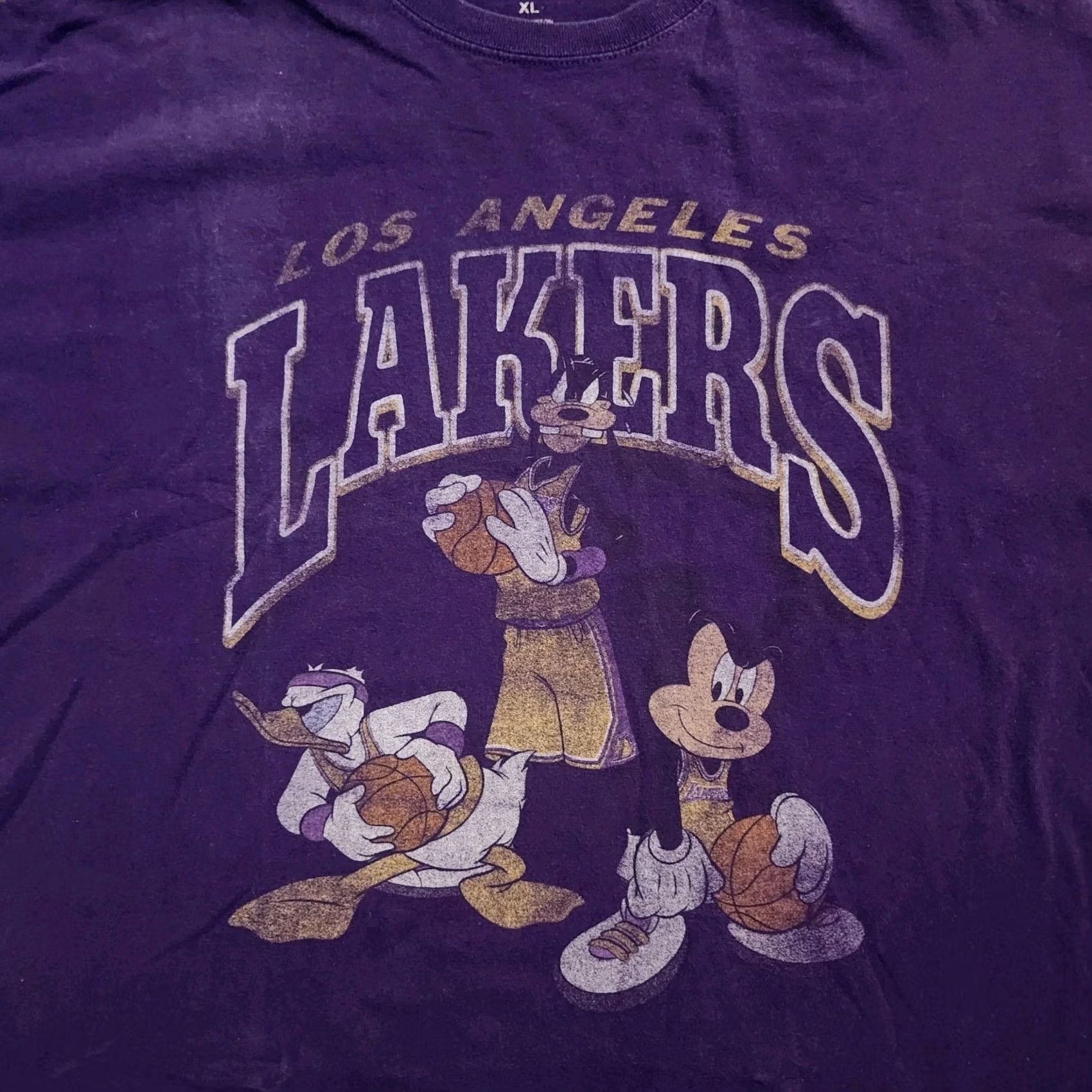 Junk Food VINTAGE Los Angeles Lakers Men's Junk Food Purple Disney Mickey Squad T-shirt XL Size US XL / EU 56 / 4 - 5 Thumbnail