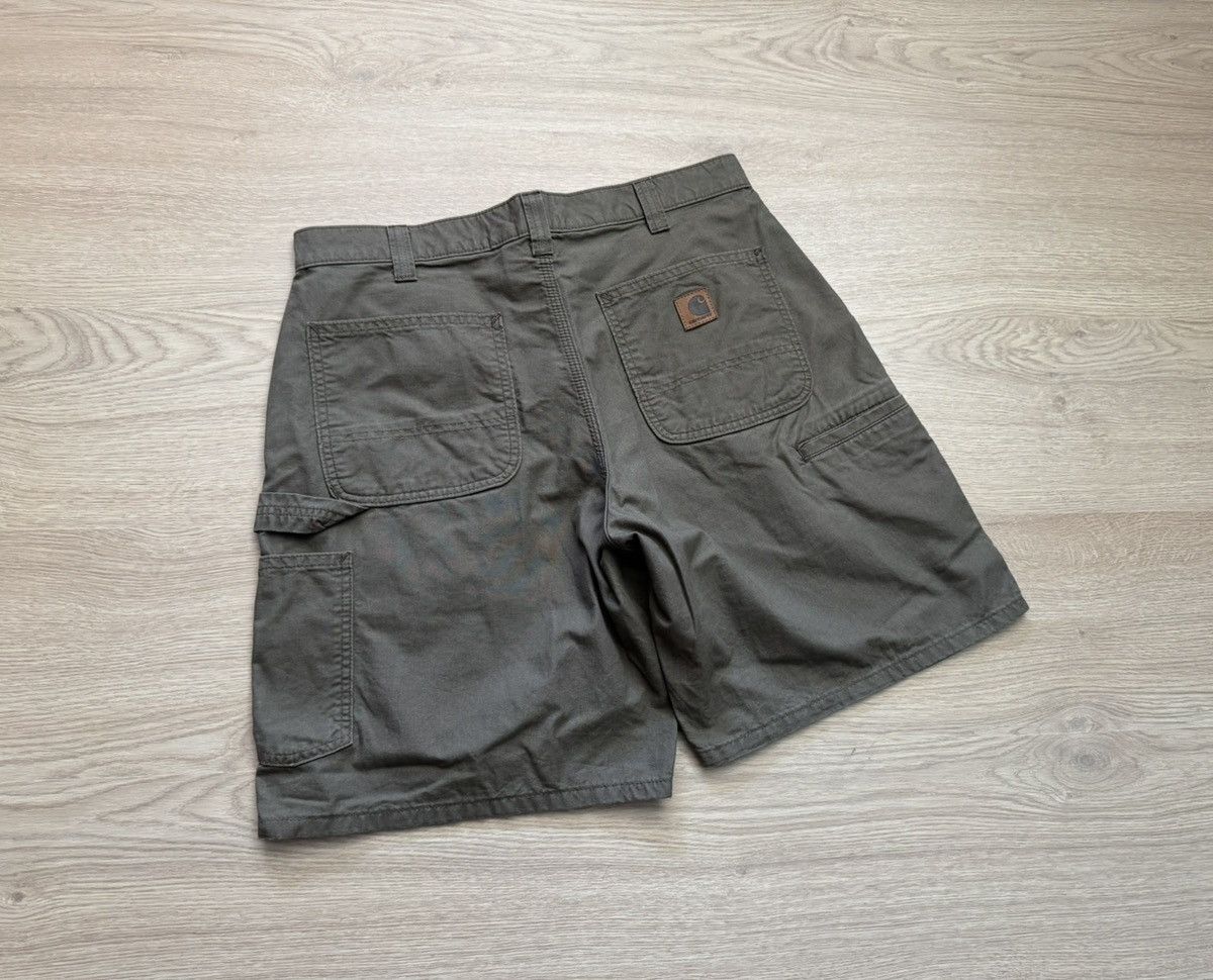 Carhartt Carhartt Original Loose Fit Work Green Shorts Size US 34 / EU 50 - 4 Thumbnail