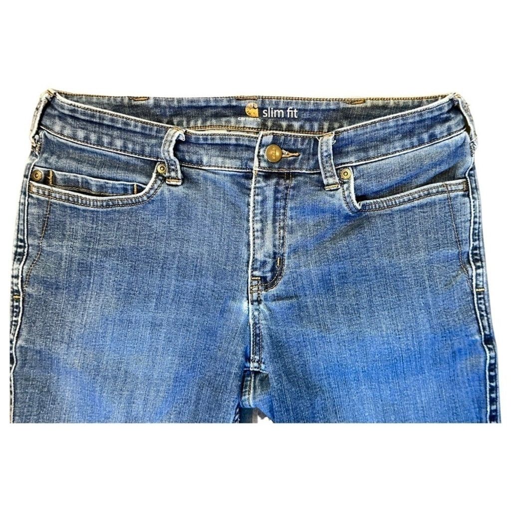 Carhartt CARHARTT Slim Fit Bermuda Jean Short Women’s Size 8. Size 30" / US 8 / IT 44 - 5 Thumbnail