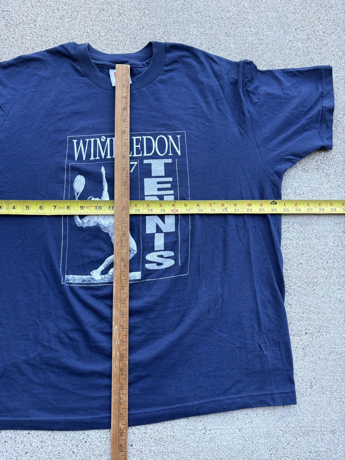 Hanes Vintage 1997 Hanes “Wimbledon Tennis” Navy T-Shirt Size XL Size US XL / EU 56 / 4 - 6 Thumbnail