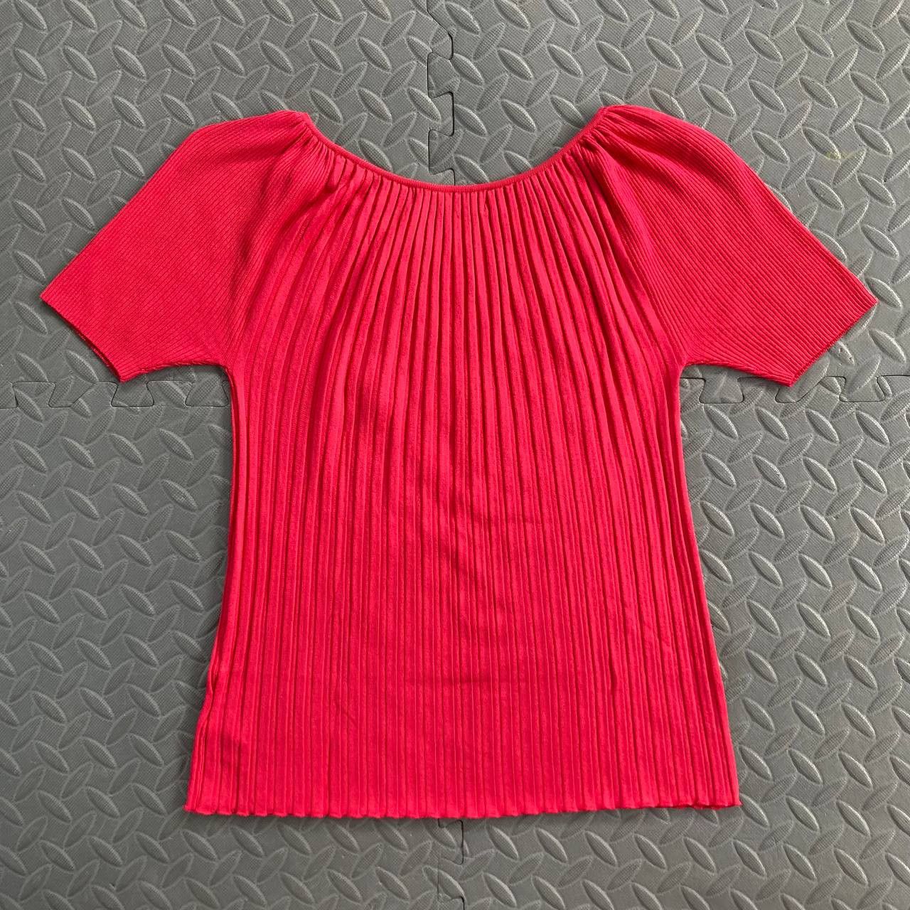 Burberry Vintage Rib Knit Puffer Sleeves Top Size S / US 4 / IT 40 - 6 Thumbnail