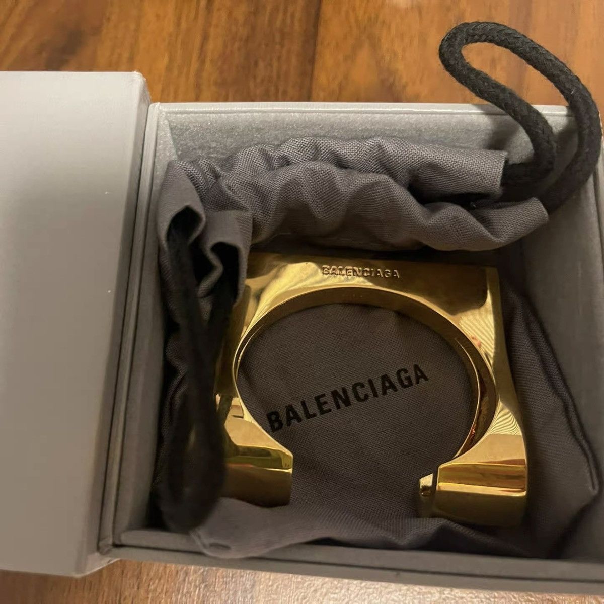 Balenciaga Balenciaga Bracelet gold in metal Size ONE SIZE - 2 Thumbnail