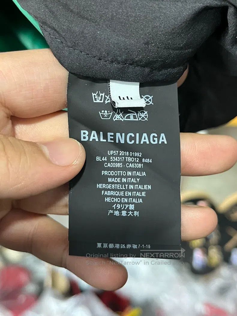 Balenciaga Balenciaga Color block sportswear Black green purple color Size US S / EU 44-46 / 1 - 5 Thumbnail