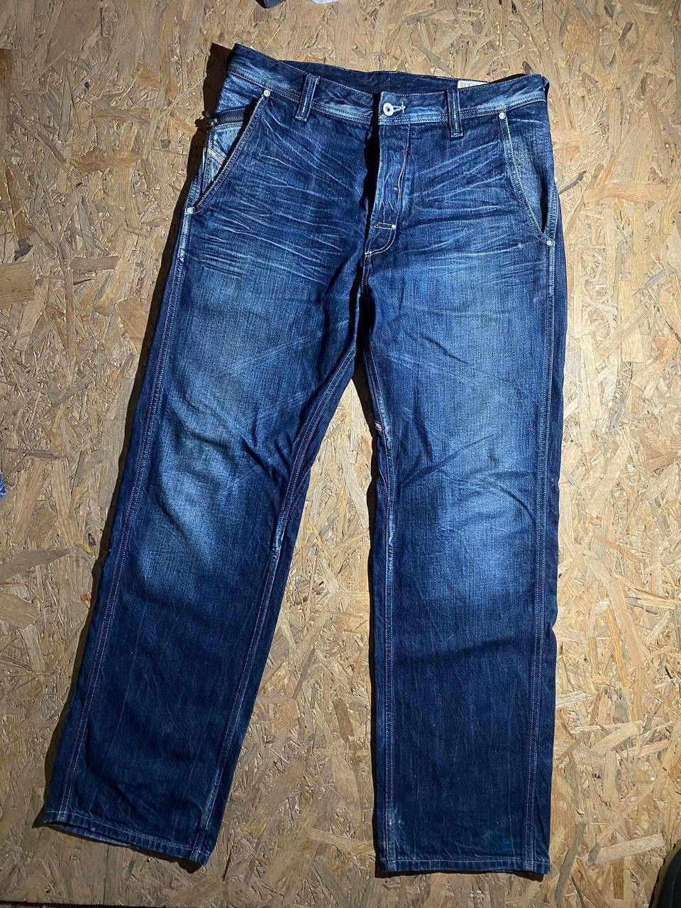 Diesel × Vintage Vintage Diesel denim Pants size 33 baggy avant-garde jeans Size US 32 / EU 48 - 1 Thumbnail