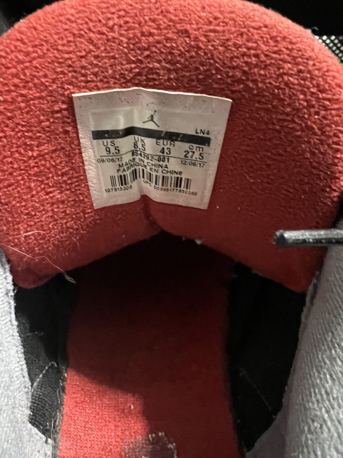Jordan Brand Jordan 3 black cements 2018 Size US 9.5 / EU 42-43 - 8 Thumbnail