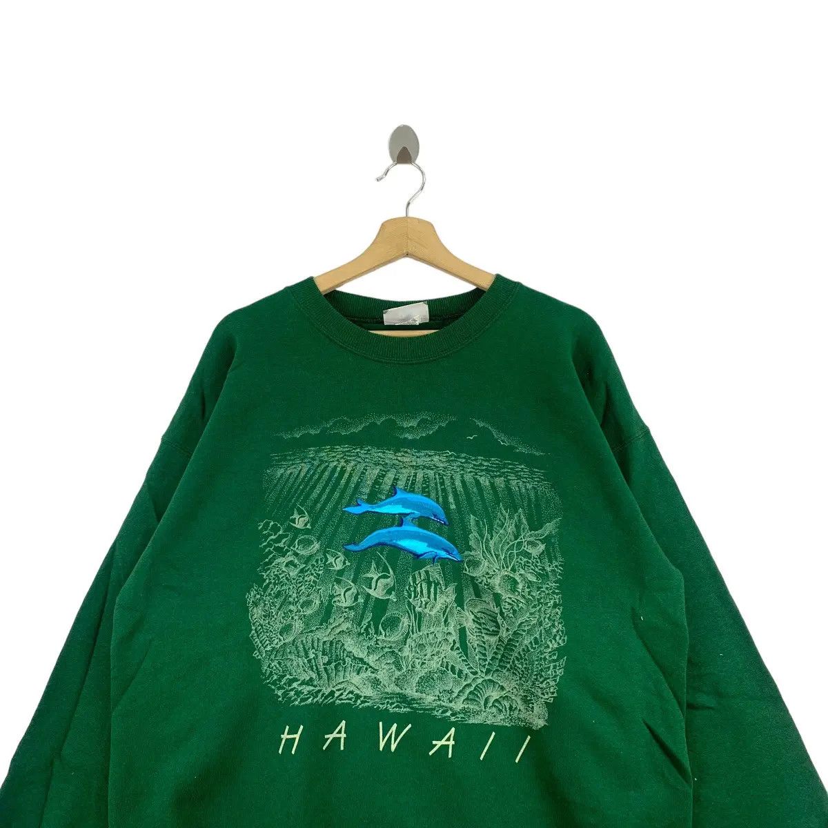 Vintage Vintage 80’ HAWAII BLUE DOLPHIN Love Nature Preserve Size L / US 10 / IT 46 - 5 Thumbnail