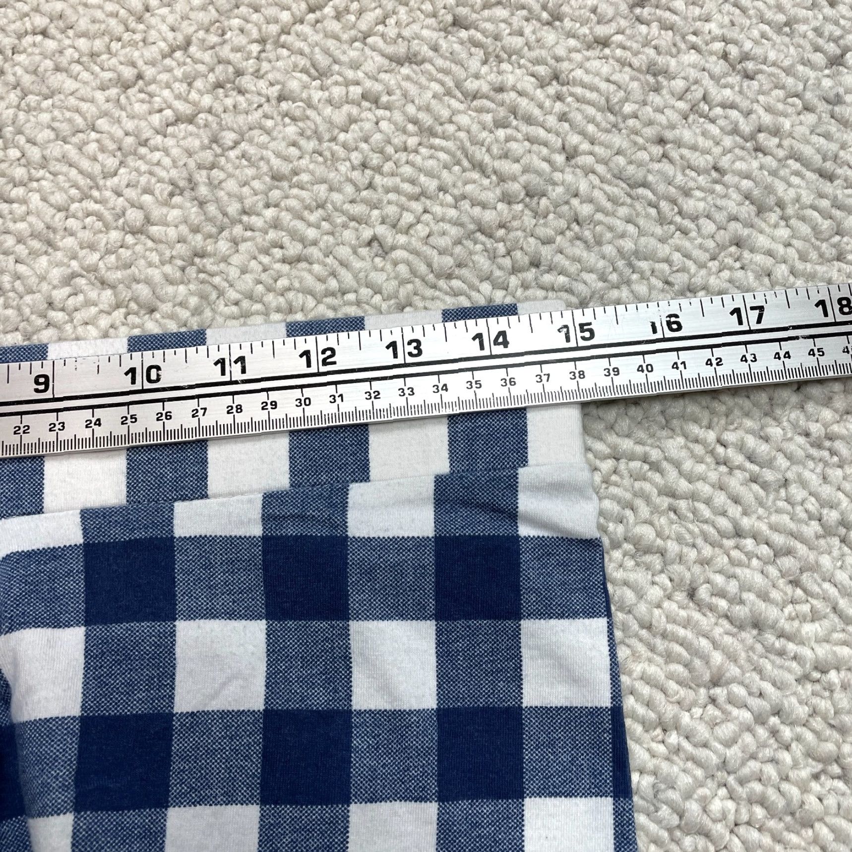Forever 21 Forever 21 Pants Womens 0X Blue White Plaid Gingham Stretch Cotton Ankle 30x26 Womens Glance: 0X, Regular, Blue, Ankle, 30x26, Cotton Spandex, Knit Size 30" / US 8 / IT 44 - 6 Thumbnail