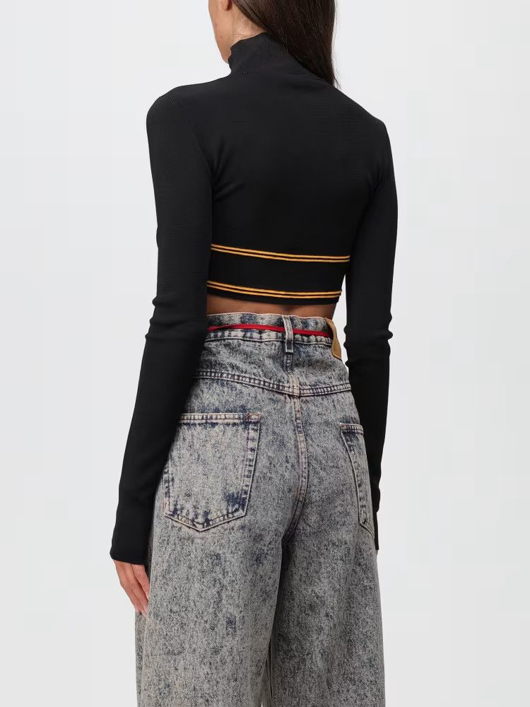 Marni o1y1125 Turtleneck Sweater in Black/Yellow Size M / US 6-8 / IT 42-44 - 3 Thumbnail