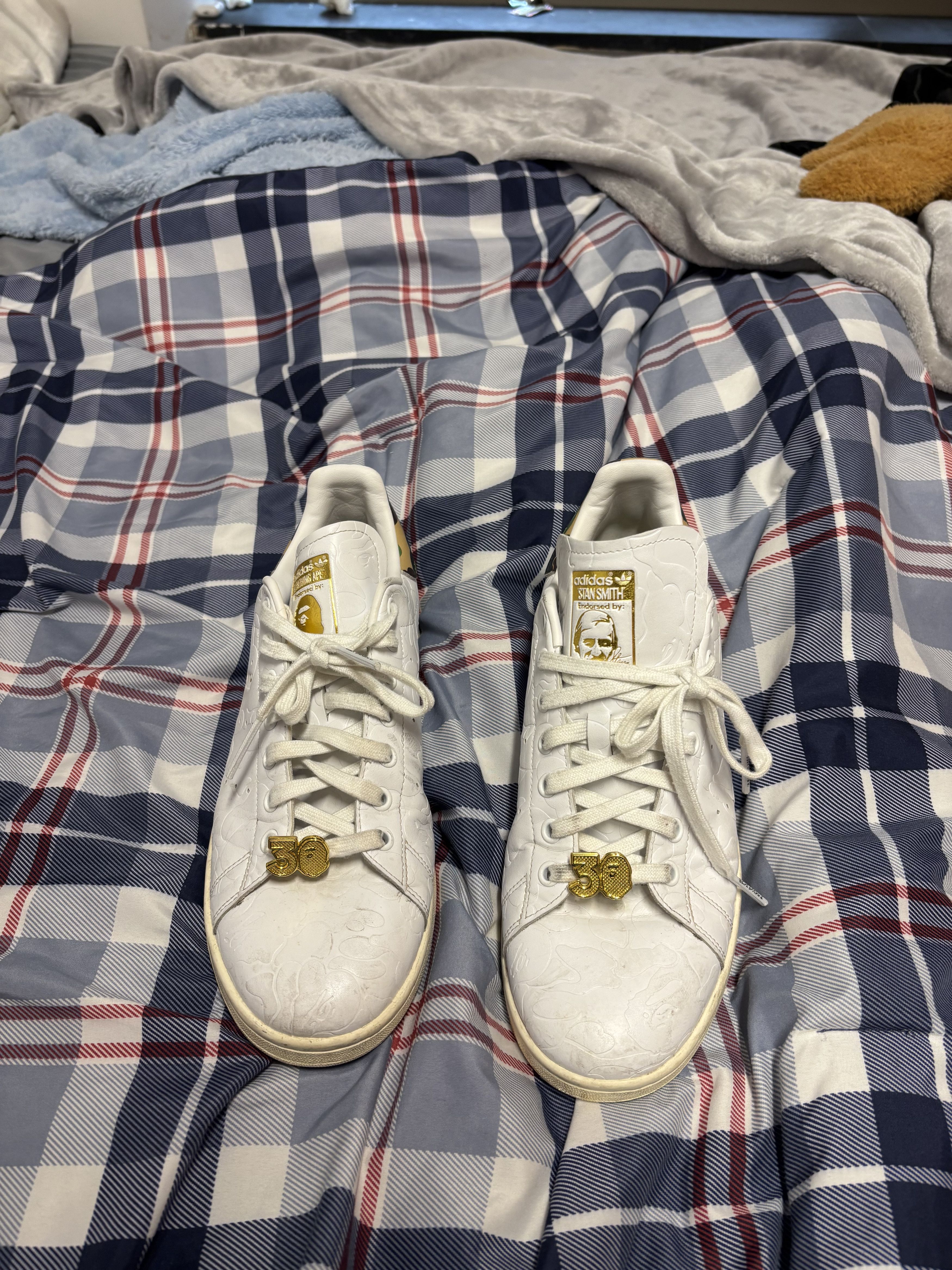 Adidas × Bape Bape Stan Smith Adidas sneaker Size US 10 / EU 43 - 3 Thumbnail