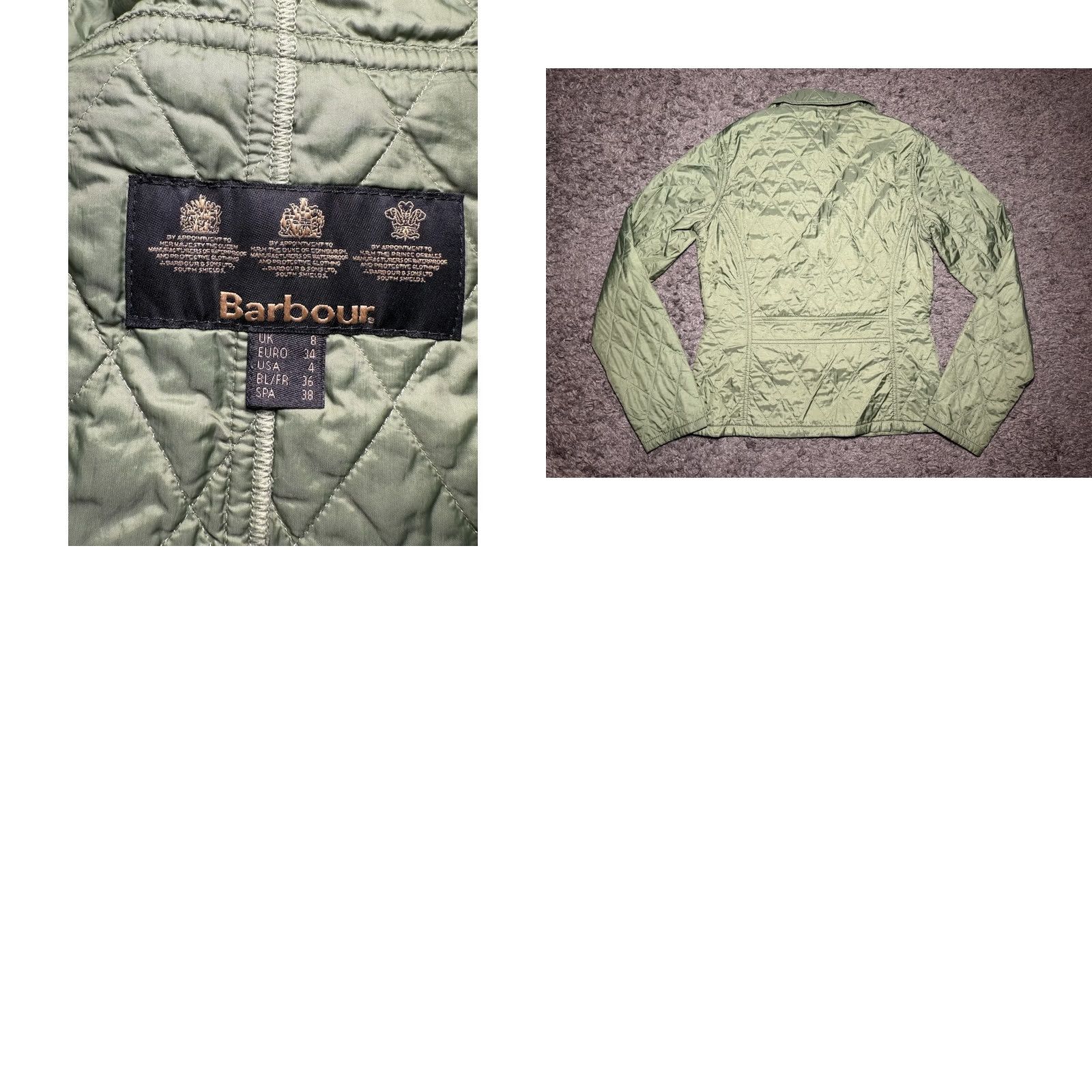 Barbour Barbour Flyweight Cavalry Women’s Green Quilted Puffer Jacket UK 8 US 4 Small Size S / US 4 / IT 40 - 8 Thumbnail