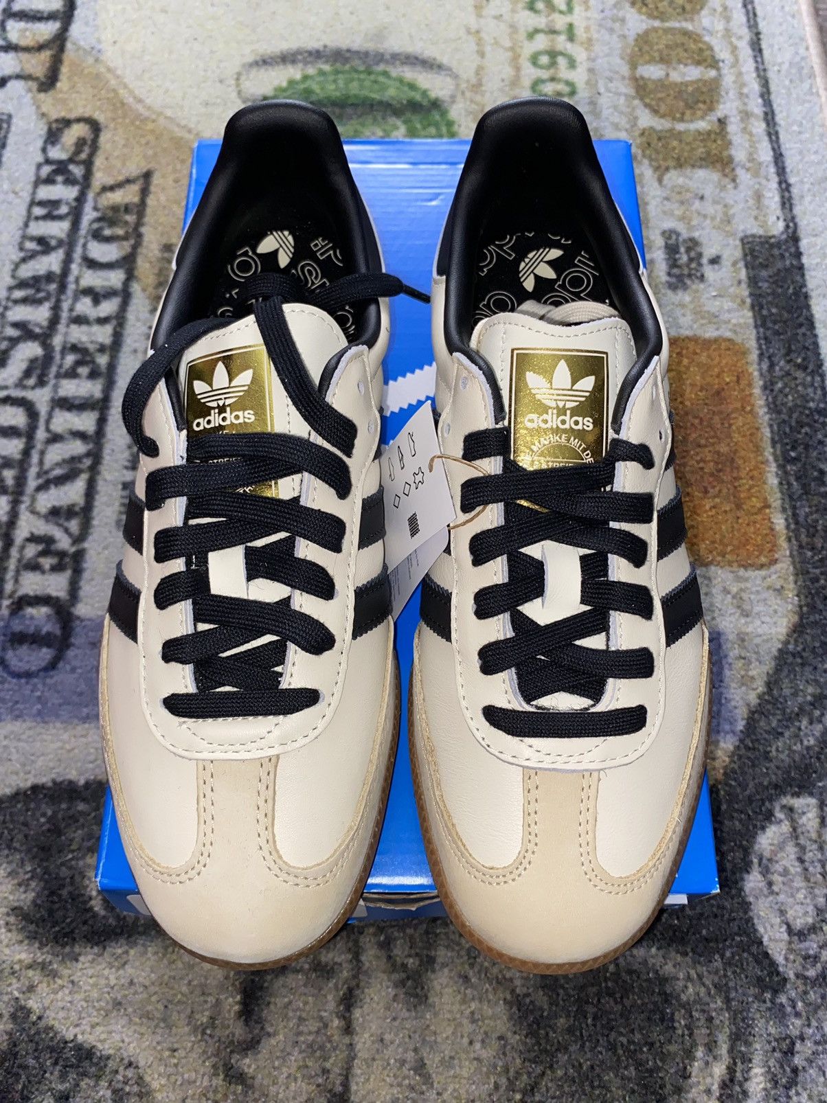 Adidas Adidas Samba OG Cream White Sand Strata Size US 8.5 / IT 38.5 - 3 Thumbnail