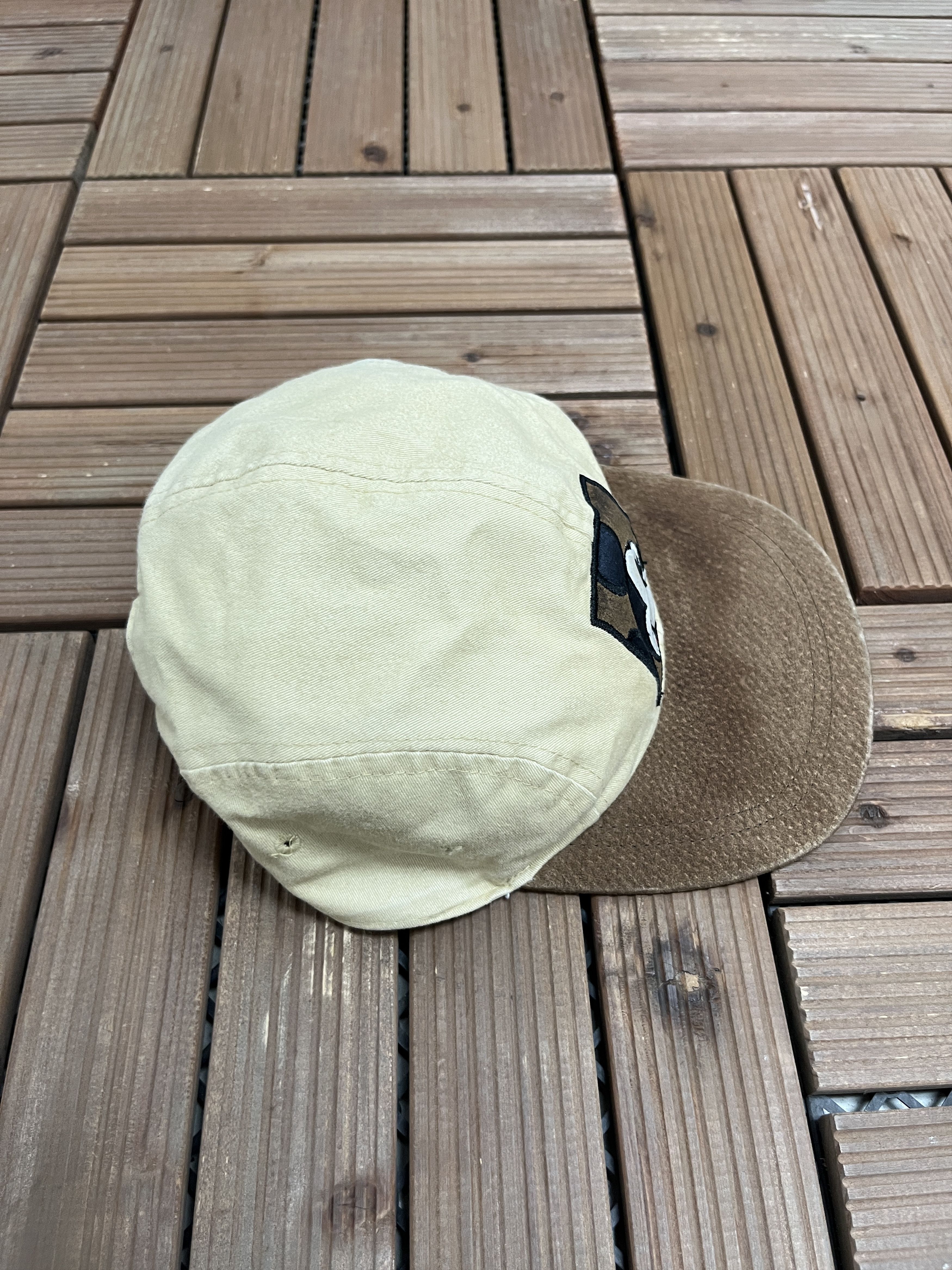 Vintage Mickey Mouse Embroidered Vintage Beige Hat Cap Size ONE SIZE - 4 Thumbnail