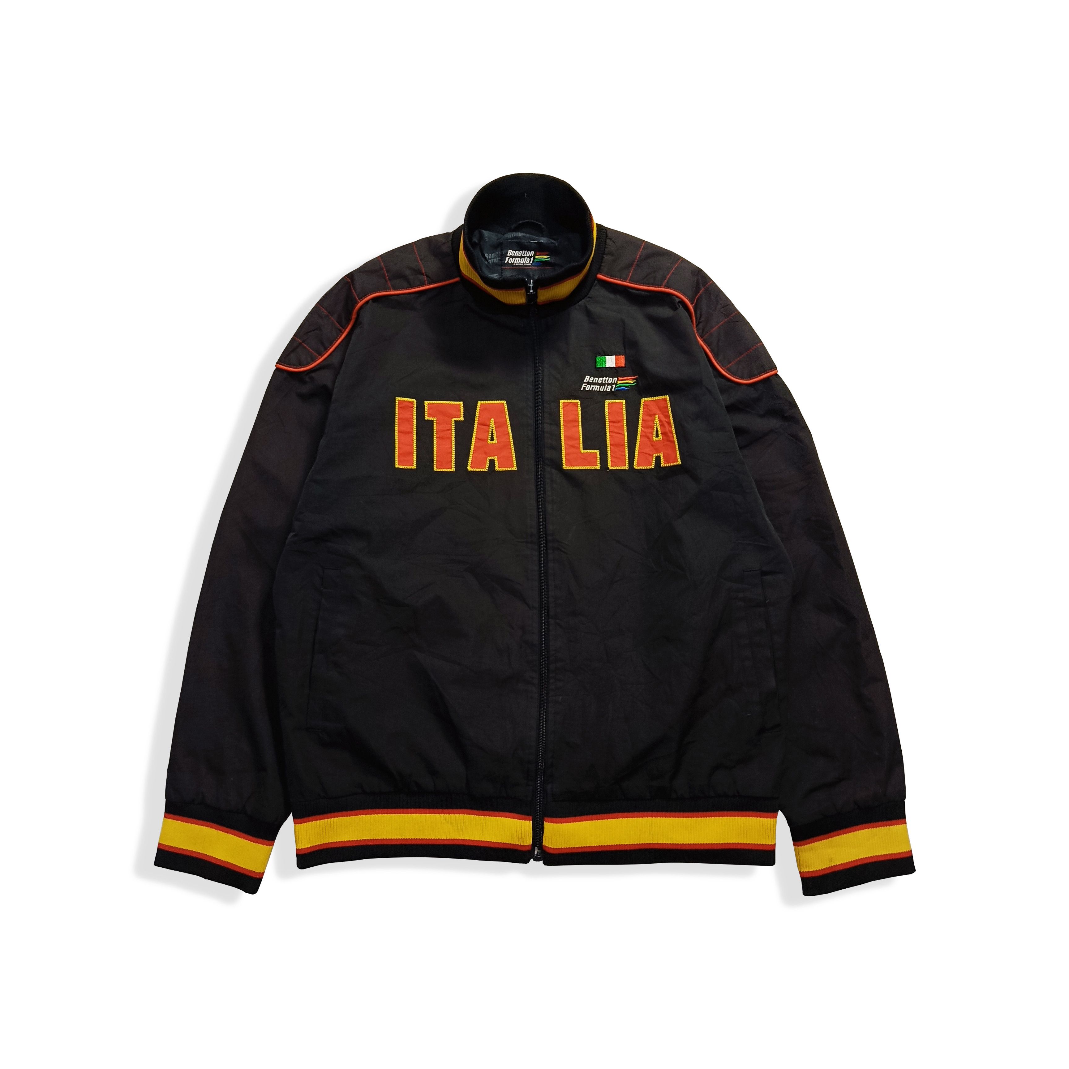Benetton Vintage 00s Benetton Formula 1 “Italia” Racing Jacket Size US L / EU 52-54 / 3 - 2 Thumbnail