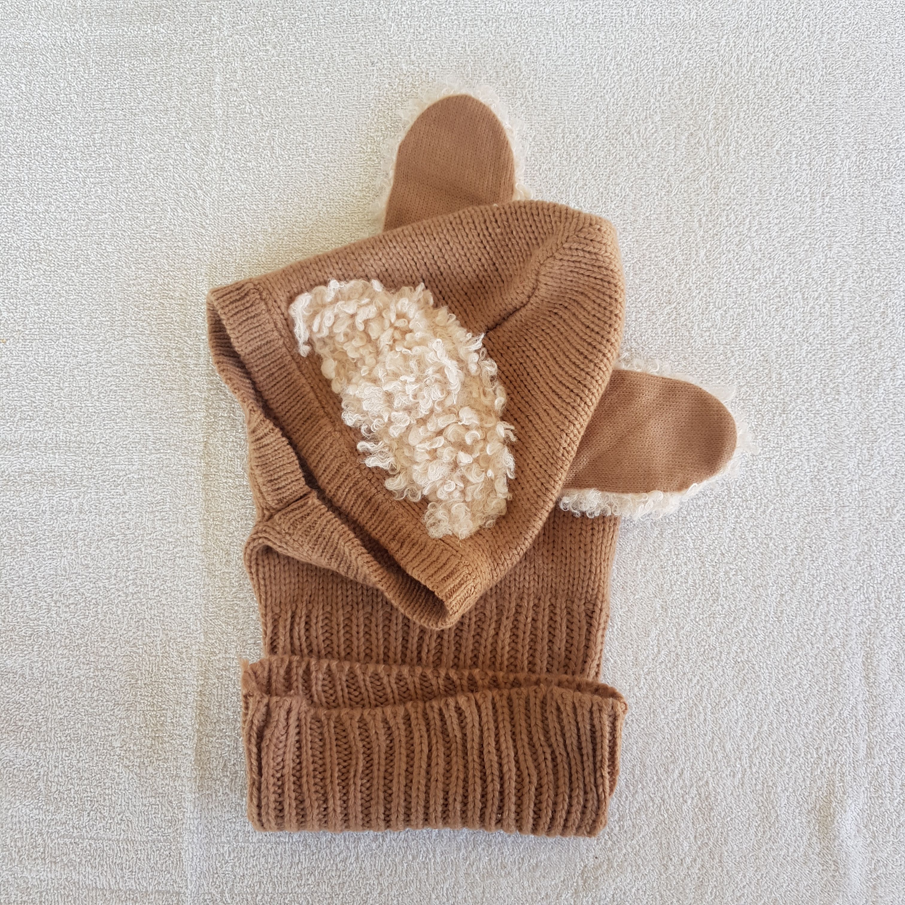 Japanese Brand Vintage Sheep Beanie Japanese Snow Caps Earflap Hats Size ONE SIZE - 6 Thumbnail