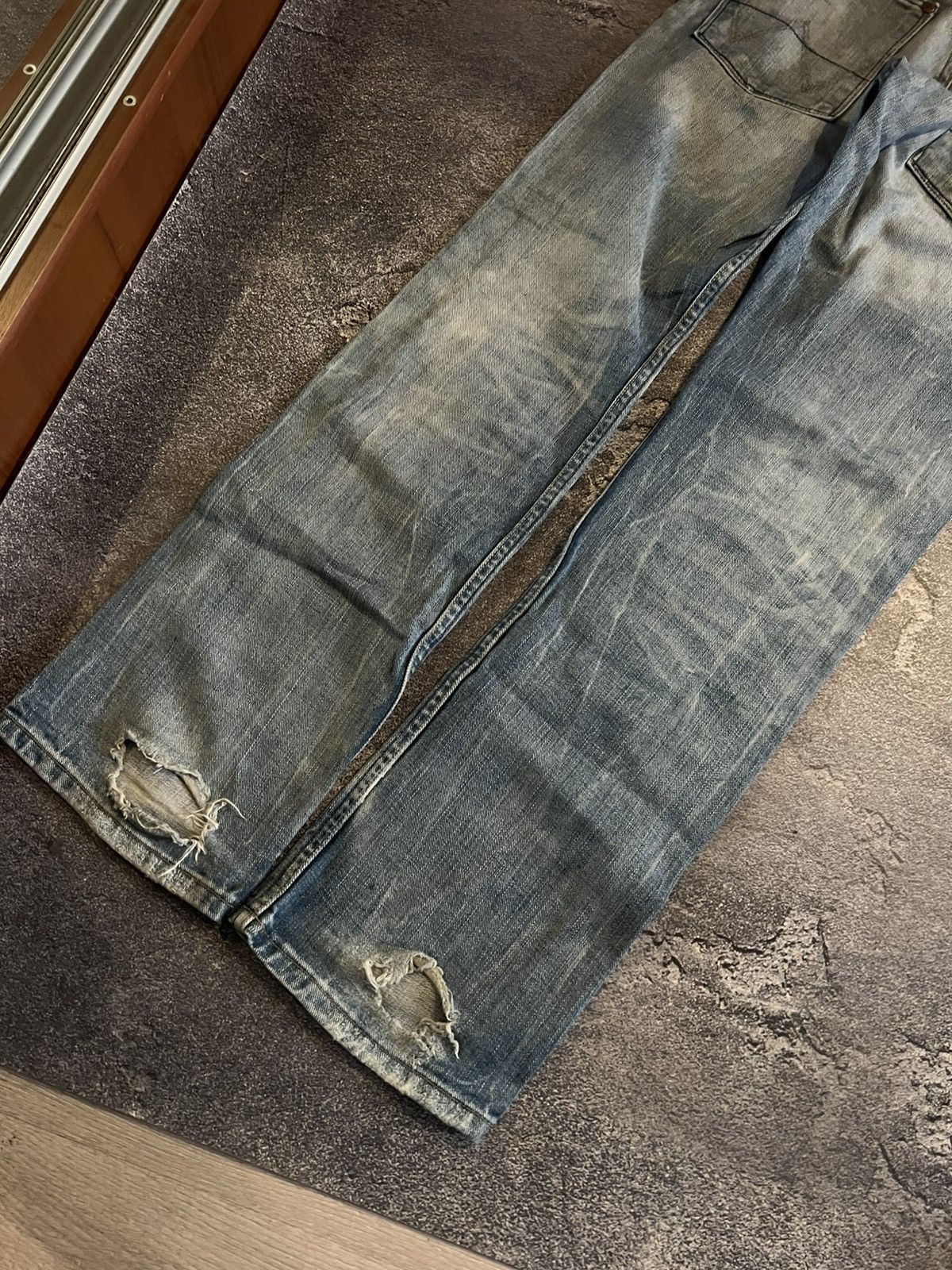 Vintage Distressed Streetwear Staple Slim / Archive Y2K Destroyed 90 Size US 32 / EU 48 - 6 Thumbnail