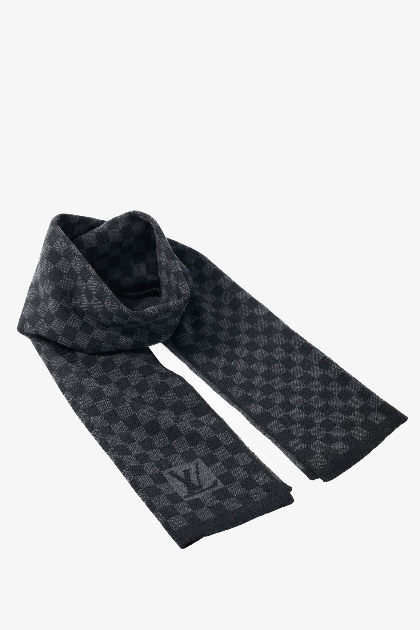 Louis Vuitton Louis Vuitton Damier Graphite Wool Scarf Size ONE SIZE - 1 Thumbnail