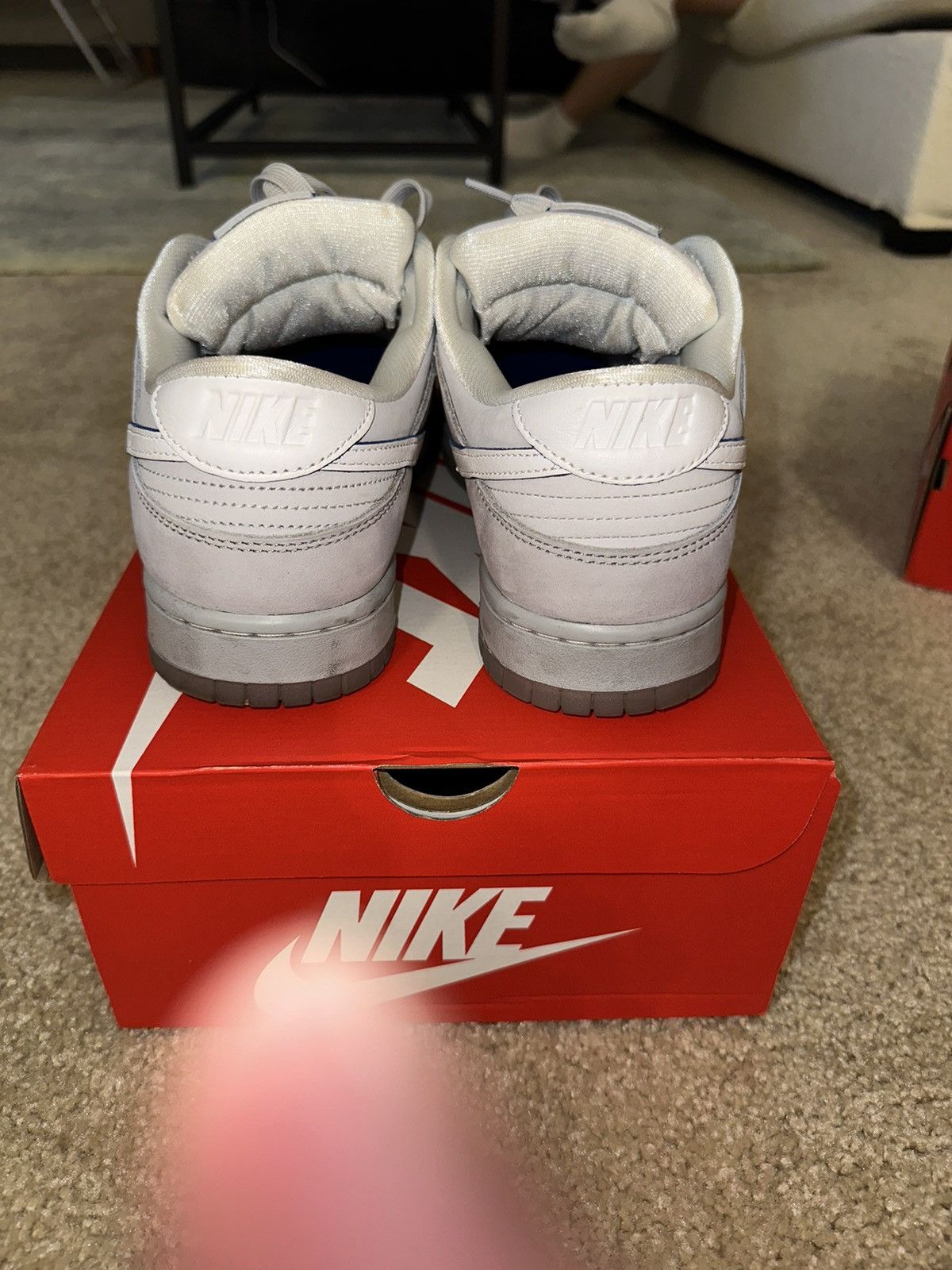 Nike Nike Dunk Low Wolf Grey Pure Platinum Size US 10 / EU 43 - 4 Thumbnail