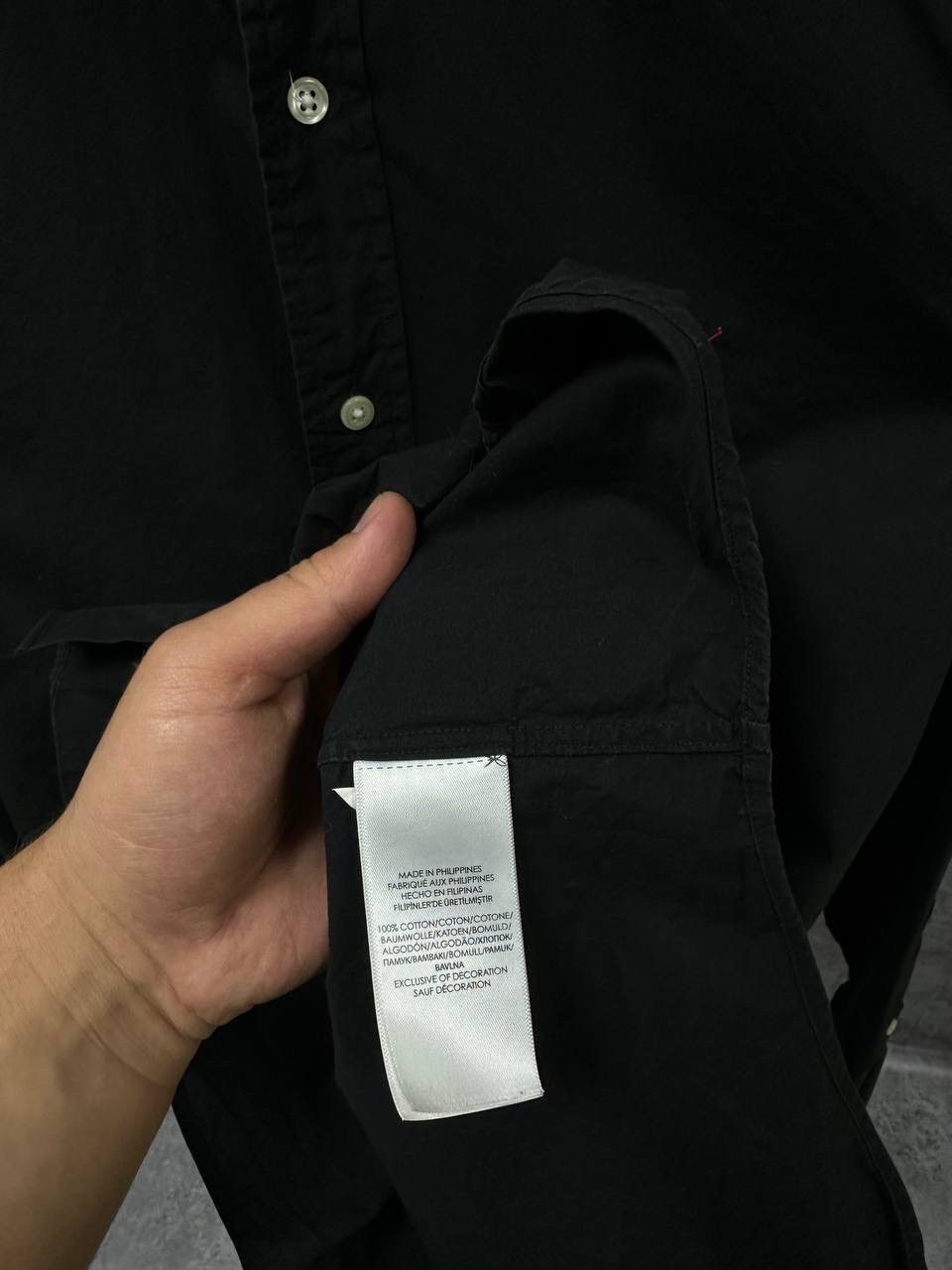Polo Ralph Lauren × Vintage Vintage Polo Ralph Lauren Black PRL Shirt Size US M / EU 48-50 / 2 - 11 Thumbnail