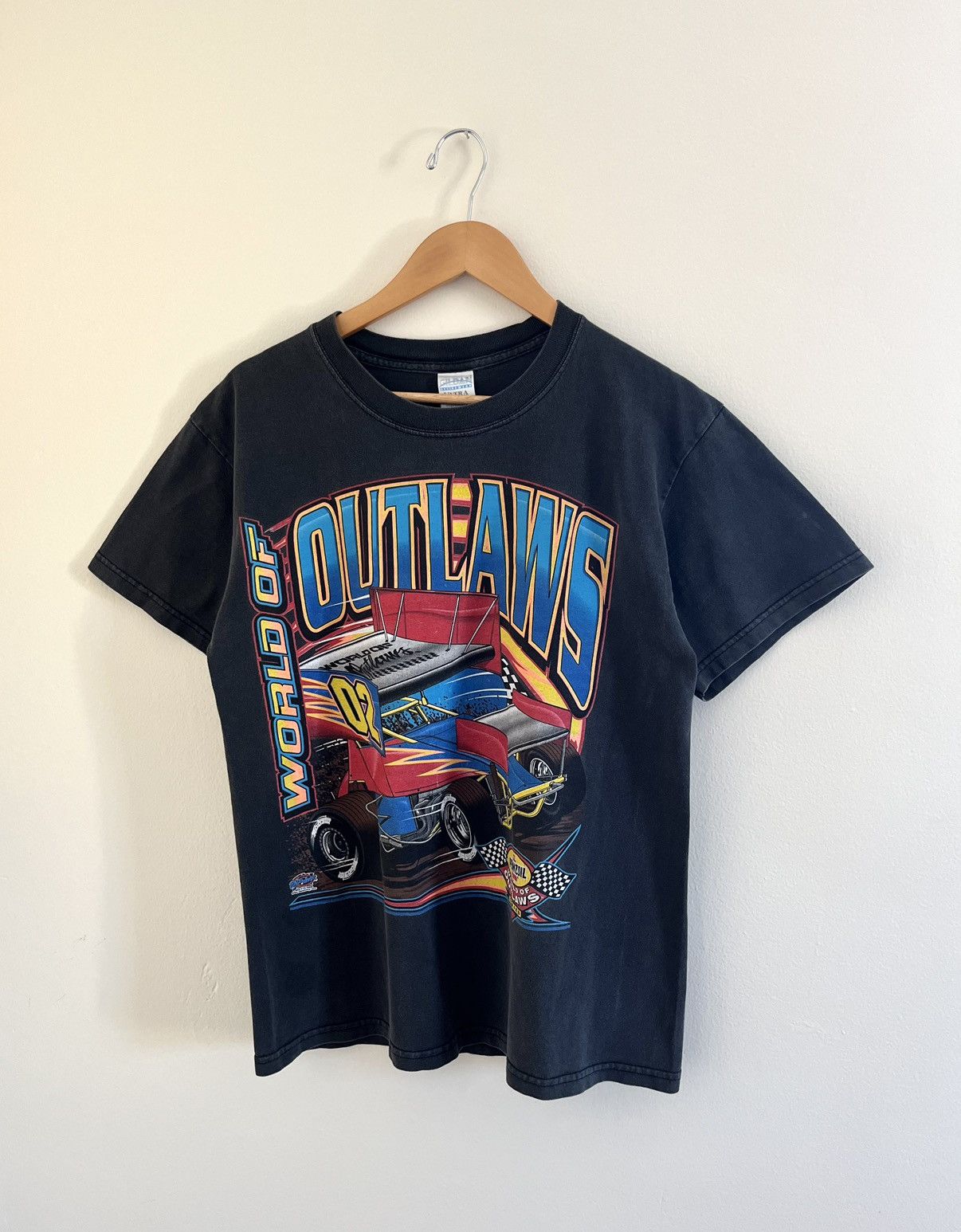 Vintage Vintage 00’s Pennzoil “World of Outlaws” T-Shirt Size US M / EU 48-50 / 2 - 1 Thumbnail