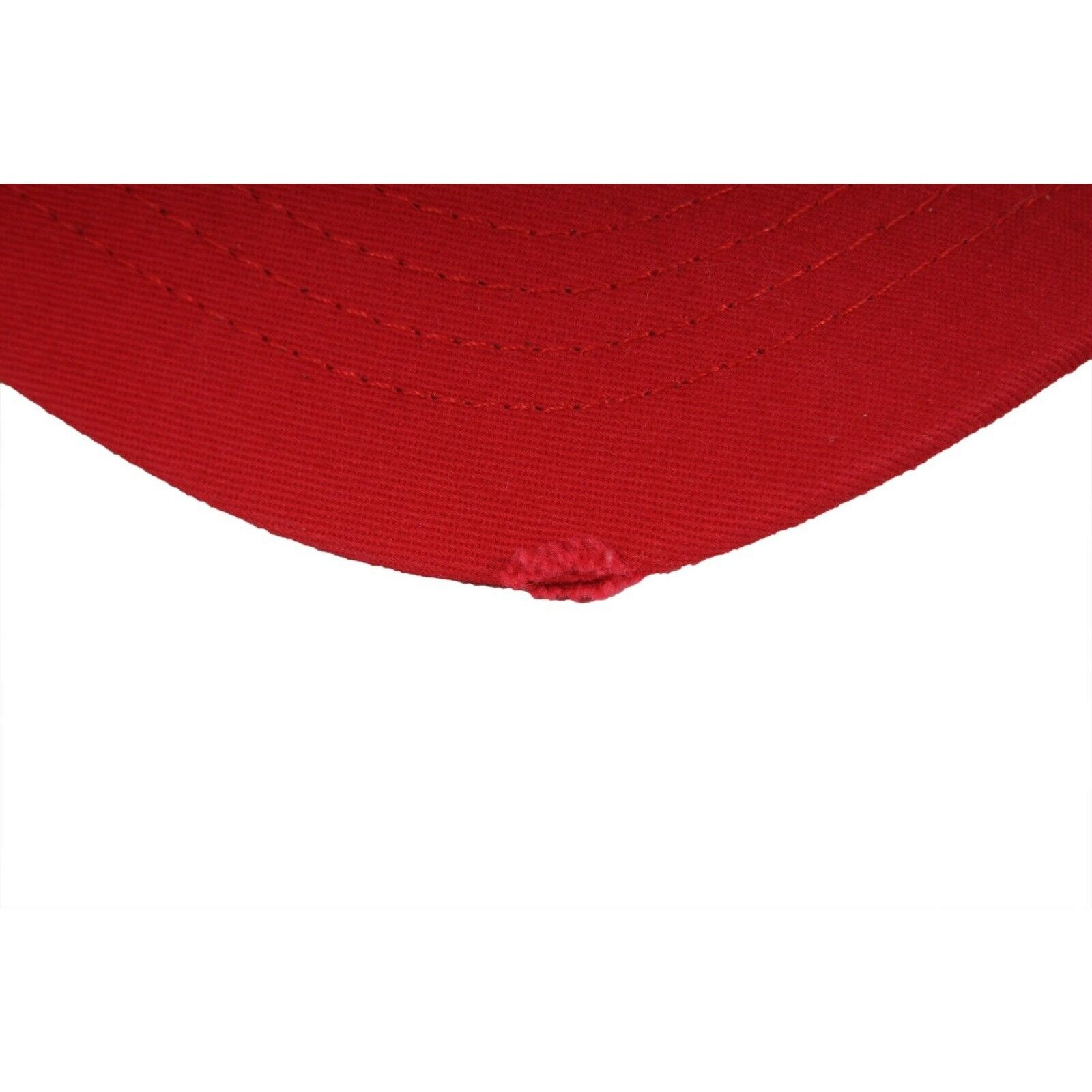 Dsquared2 ICON Distressed 5 Panal Cap Red Hat Baseball Size ONE SIZE - 5 Thumbnail