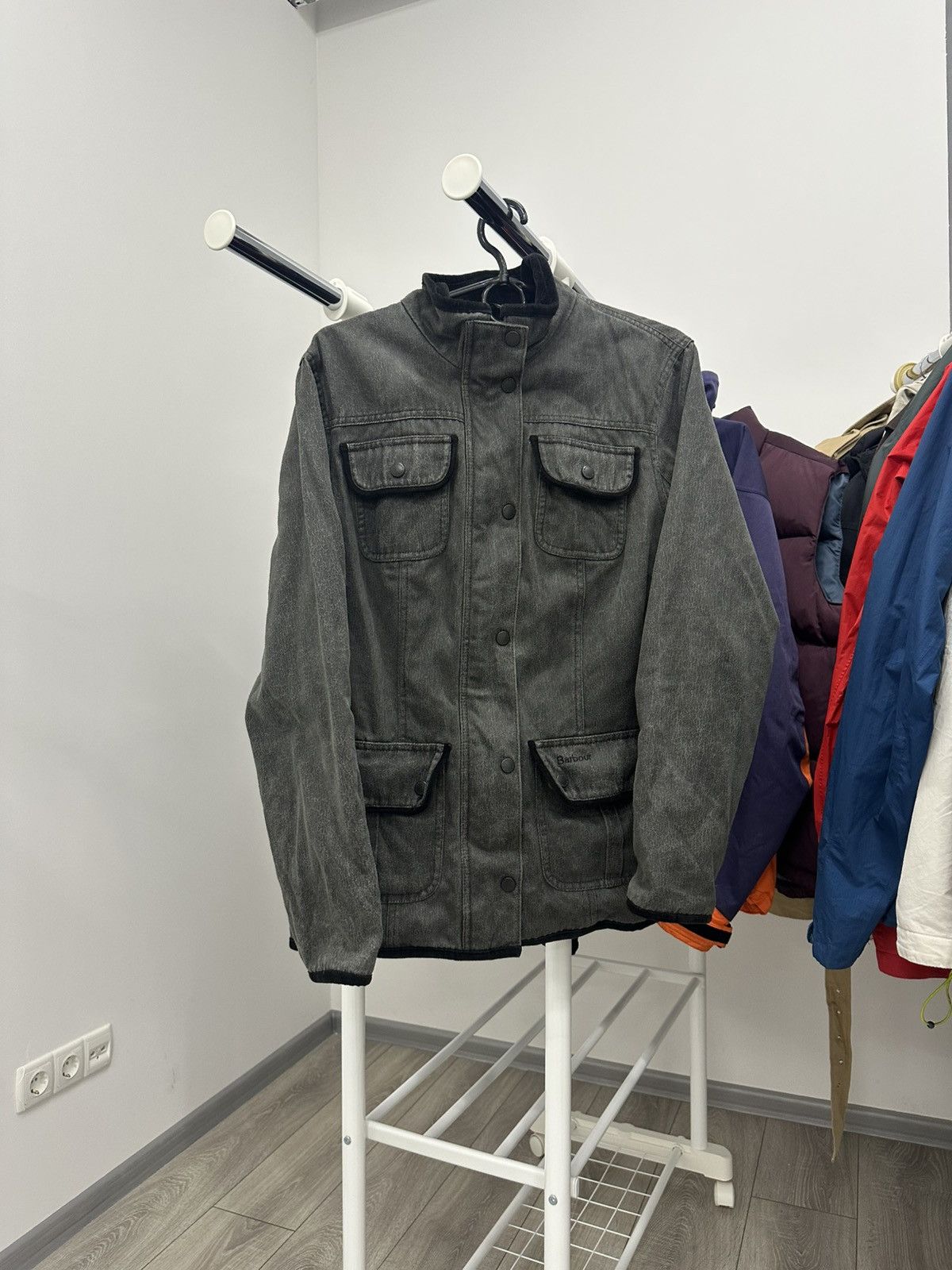Barbour Barbour Gray Garment Dyed Jacket Size US S / EU 44-46 / 1 - 3 Thumbnail