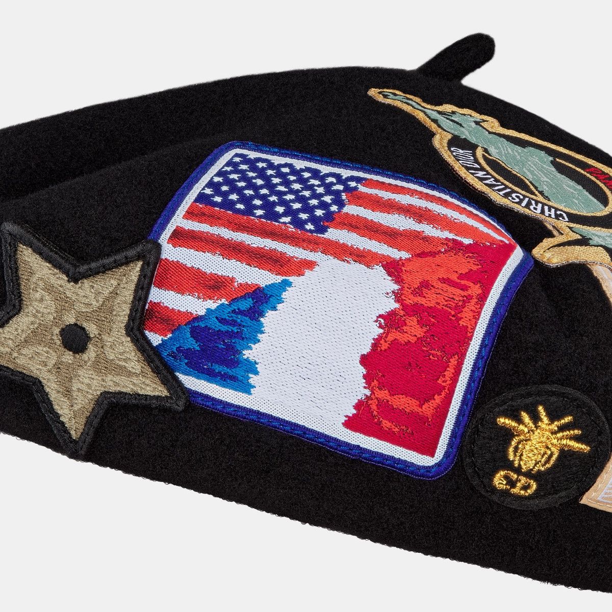 Dior o1bcso1str0226 Size:OS/Symbol Beret in Black Size ONE SIZE - 5 Thumbnail