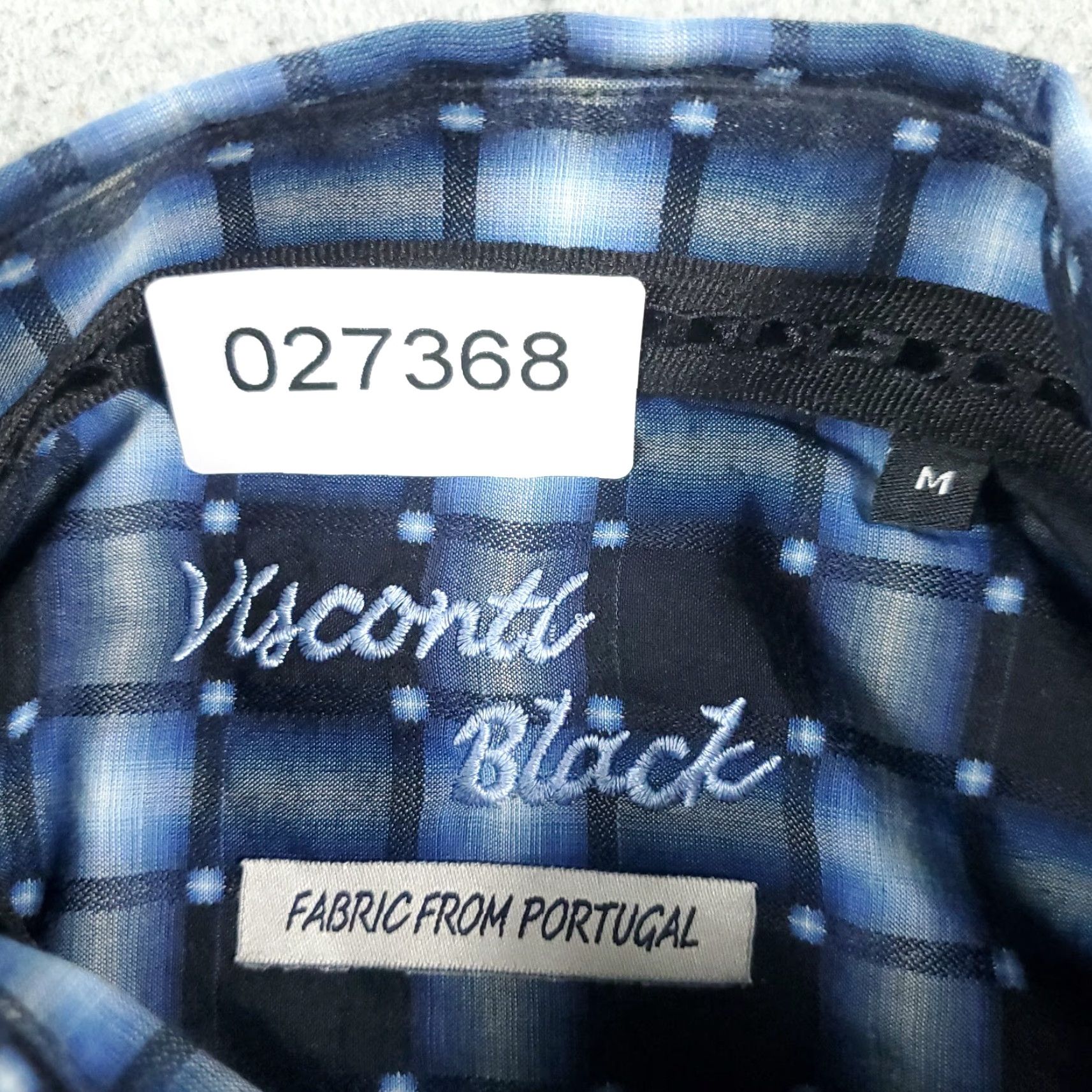 Luchiano Visconti Luchiano Visconti Shirt Adult Medium Blue Button-Up Long Sleeve Cotton Mens Size US M / EU 48-50 / 2 - 8 Thumbnail