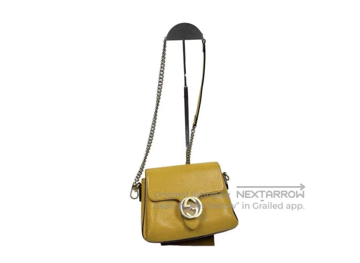 Other Yellow Leather Crossbody Bag with Chain Strap. Size ONE SIZE - 1 Thumbnail