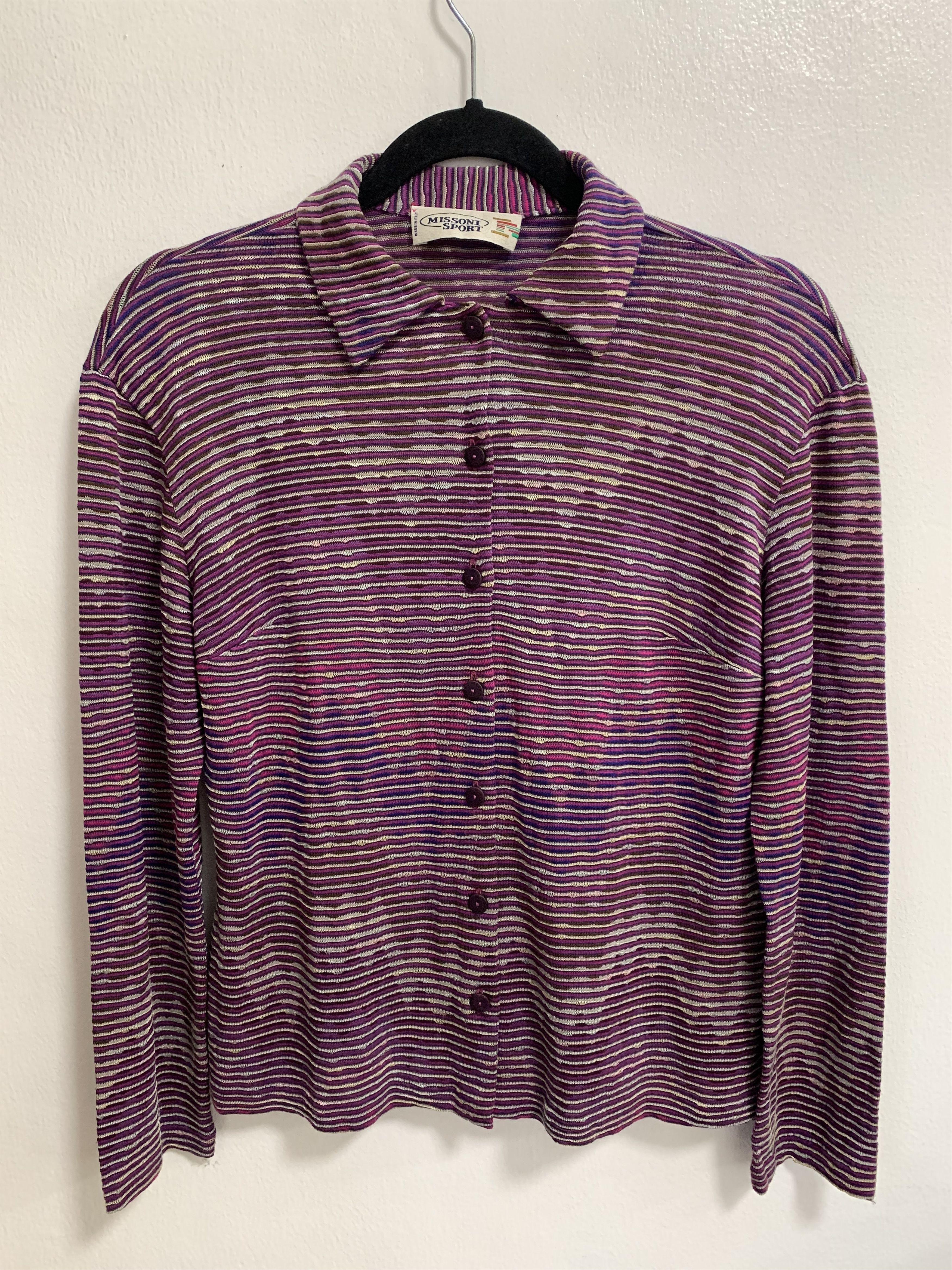 image of Missoni Sports Top in Violet, Women's (Size Small)