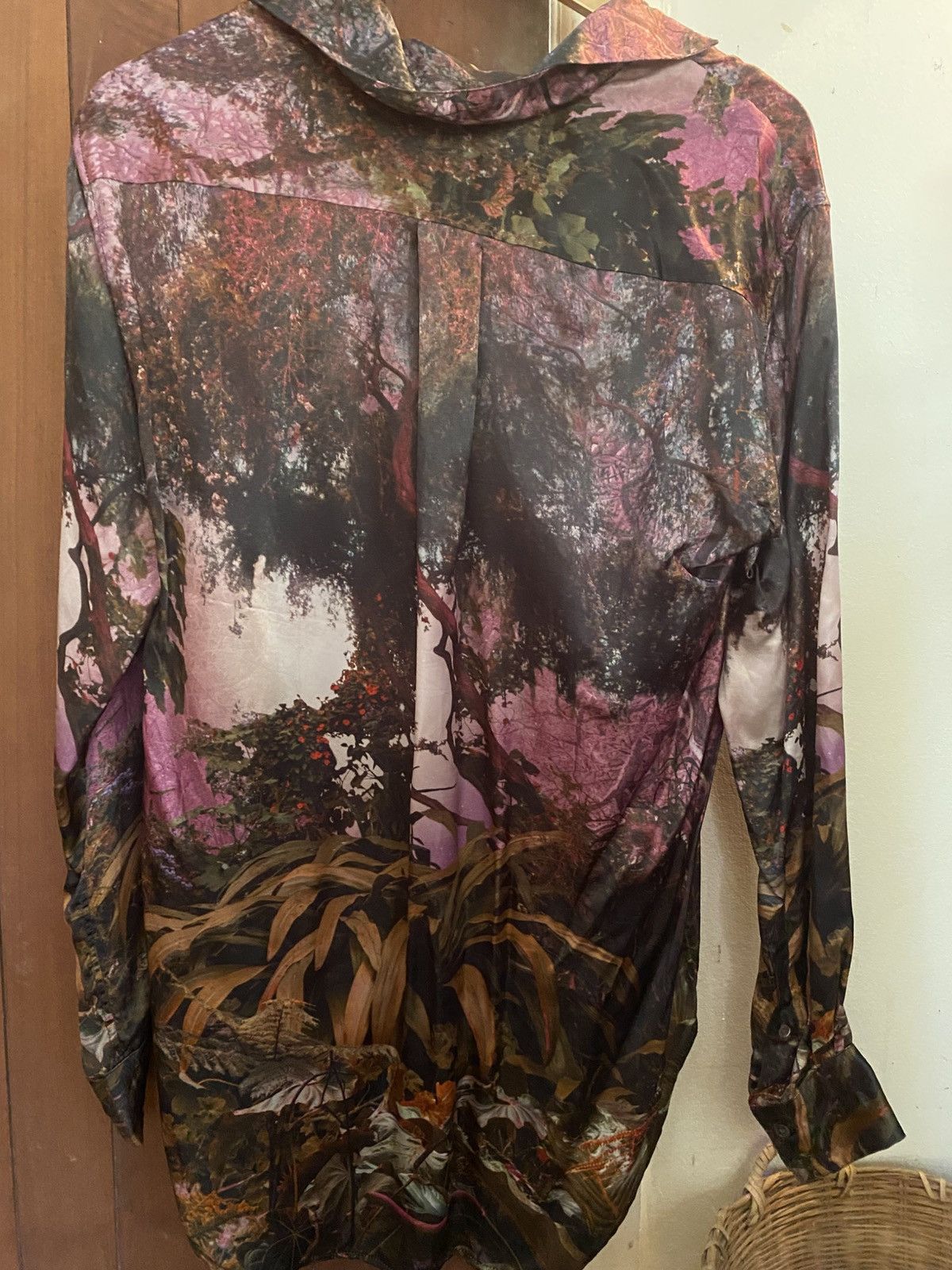 Phipps PHIPPS 100% Cupro Forest Landscape Shirt — XS Size US S / EU 44-46 / 1 - 4 Thumbnail