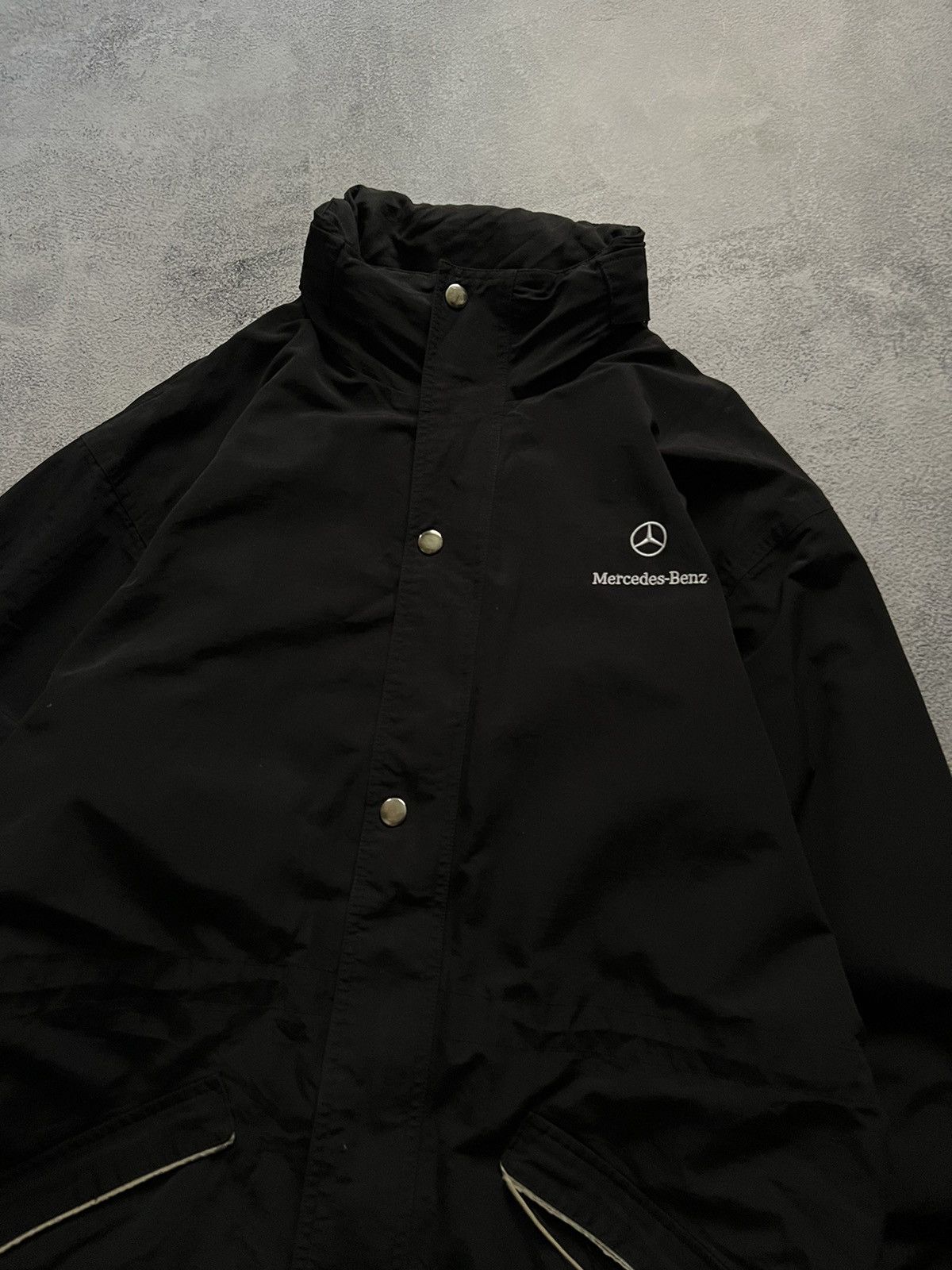 Mercedes-Benz × Vintage Vintage Y2k Mercedes-Benz Nylon Racing Jacket 90’s Size US L / EU 52-54 / 3 - 2 Thumbnail
