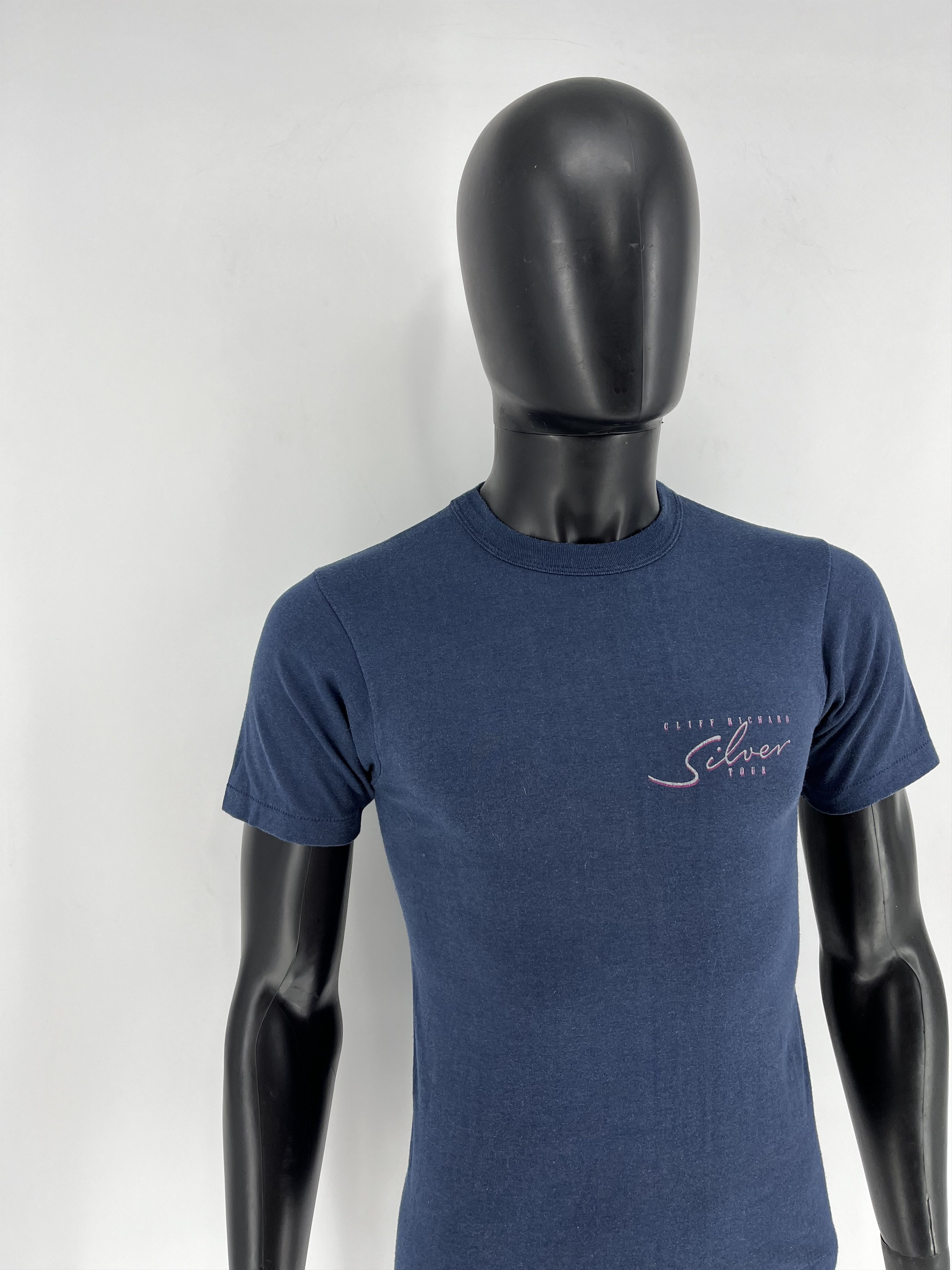 Band Tees 1988 Cliff Richard British Tour Concert Promo T-Shirt Size US XS / EU 42 / 0 - 3 Thumbnail