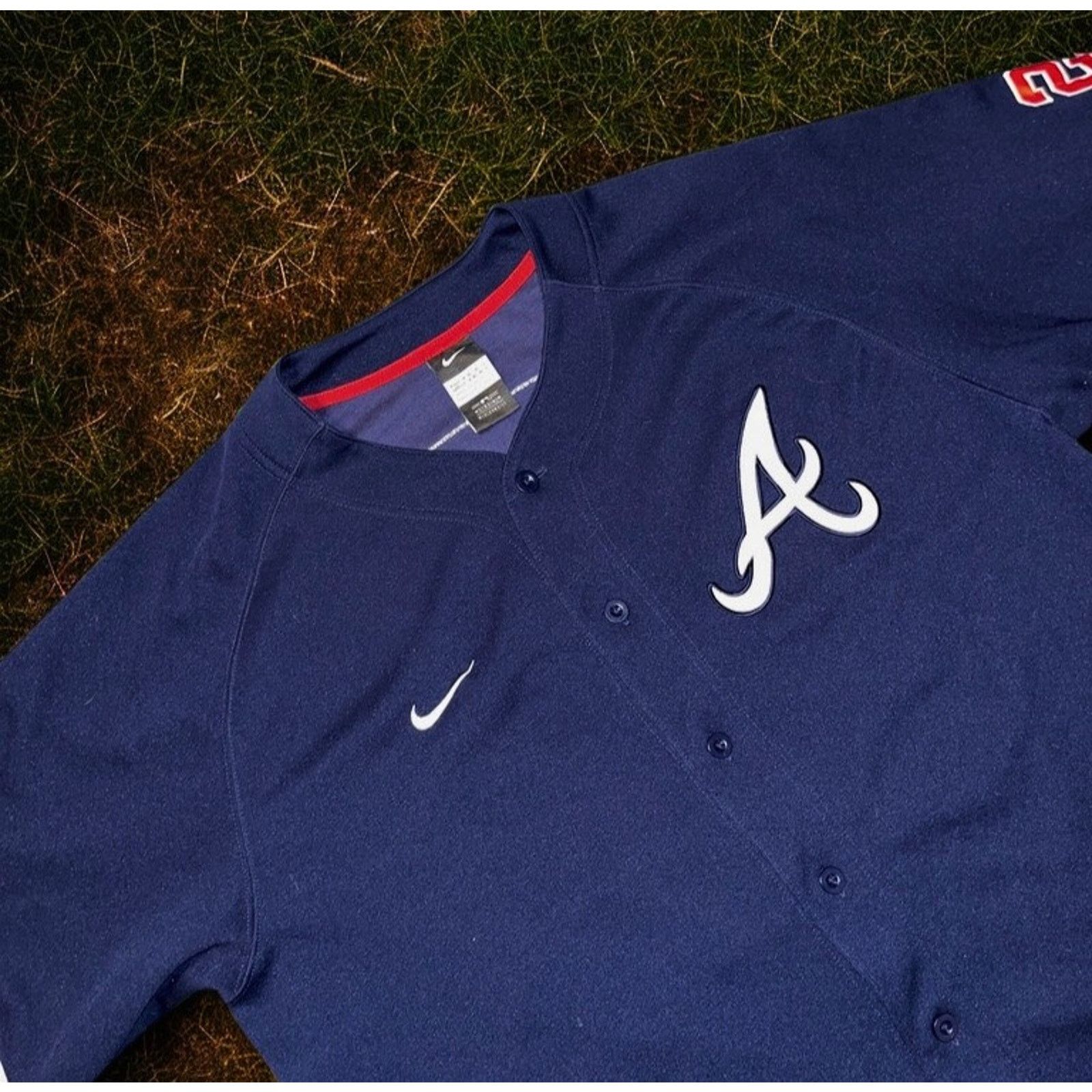 Nike Atlanta Braves Jason Heyward Nike Baseball Jersey Large MLB Size US L / EU 52-54 / 3 - 5 Thumbnail