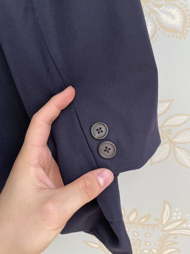 Yohji Yamamoto Yohji Yamamoto size m Gun lapel blazer 2504-Nextarrow Size 36R - 3 Thumbnail