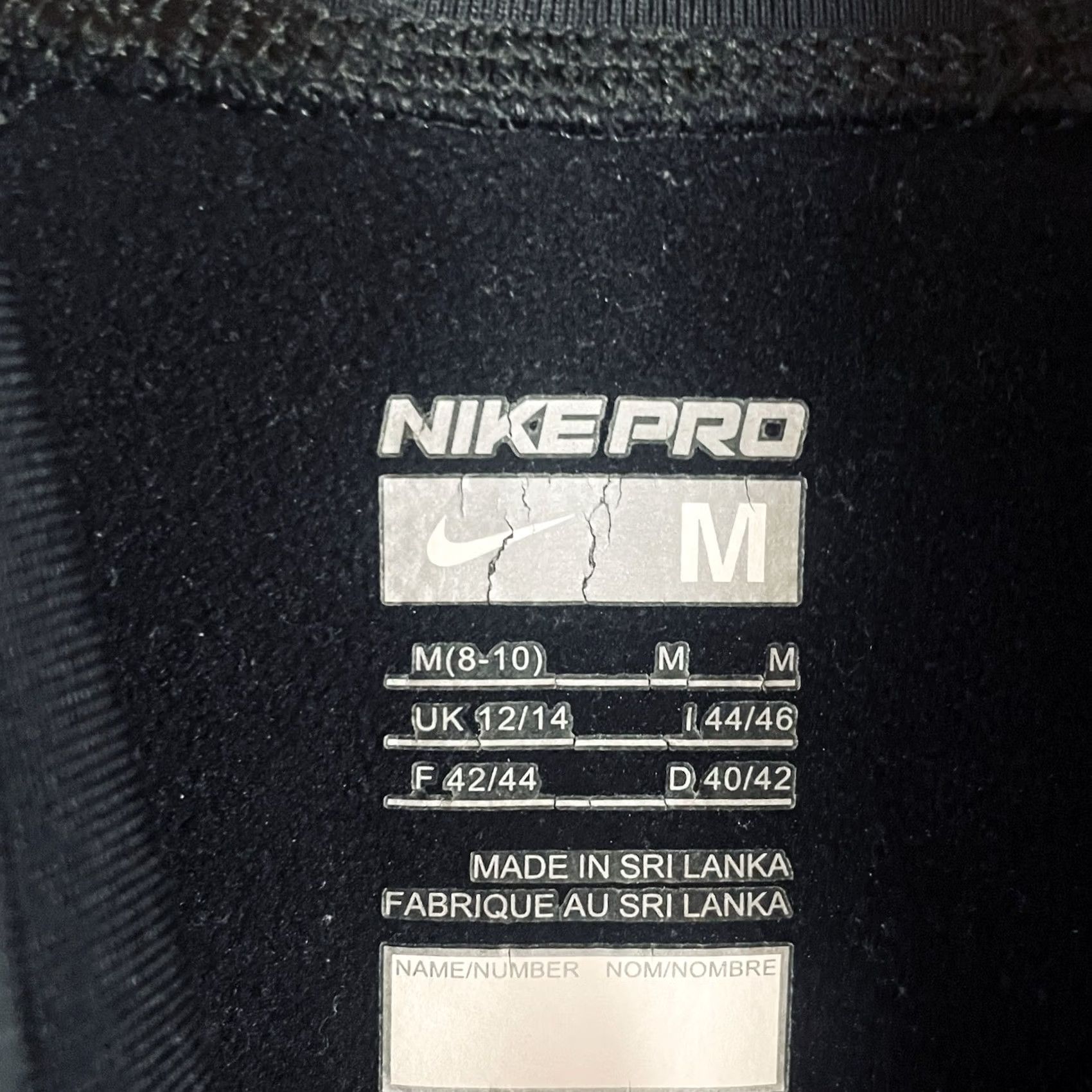 Nike Nike Pro Womens M Black Long Sleeve Athletic Compression Top D8 Size M / US 6-8 / IT 42-44 - 6 Thumbnail