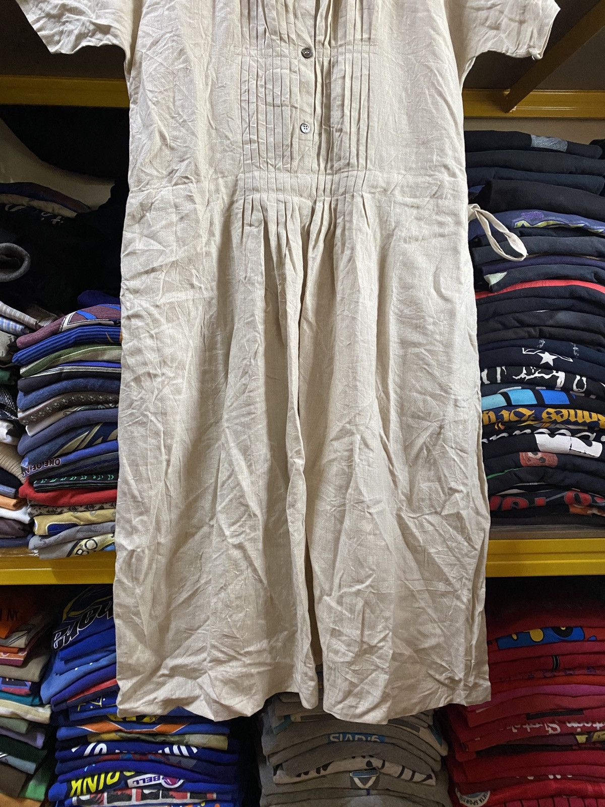 Japanese Brand Archive Y's for Living Japanese Brand Dress oldcotton design Size ONE SIZE - 5 Thumbnail