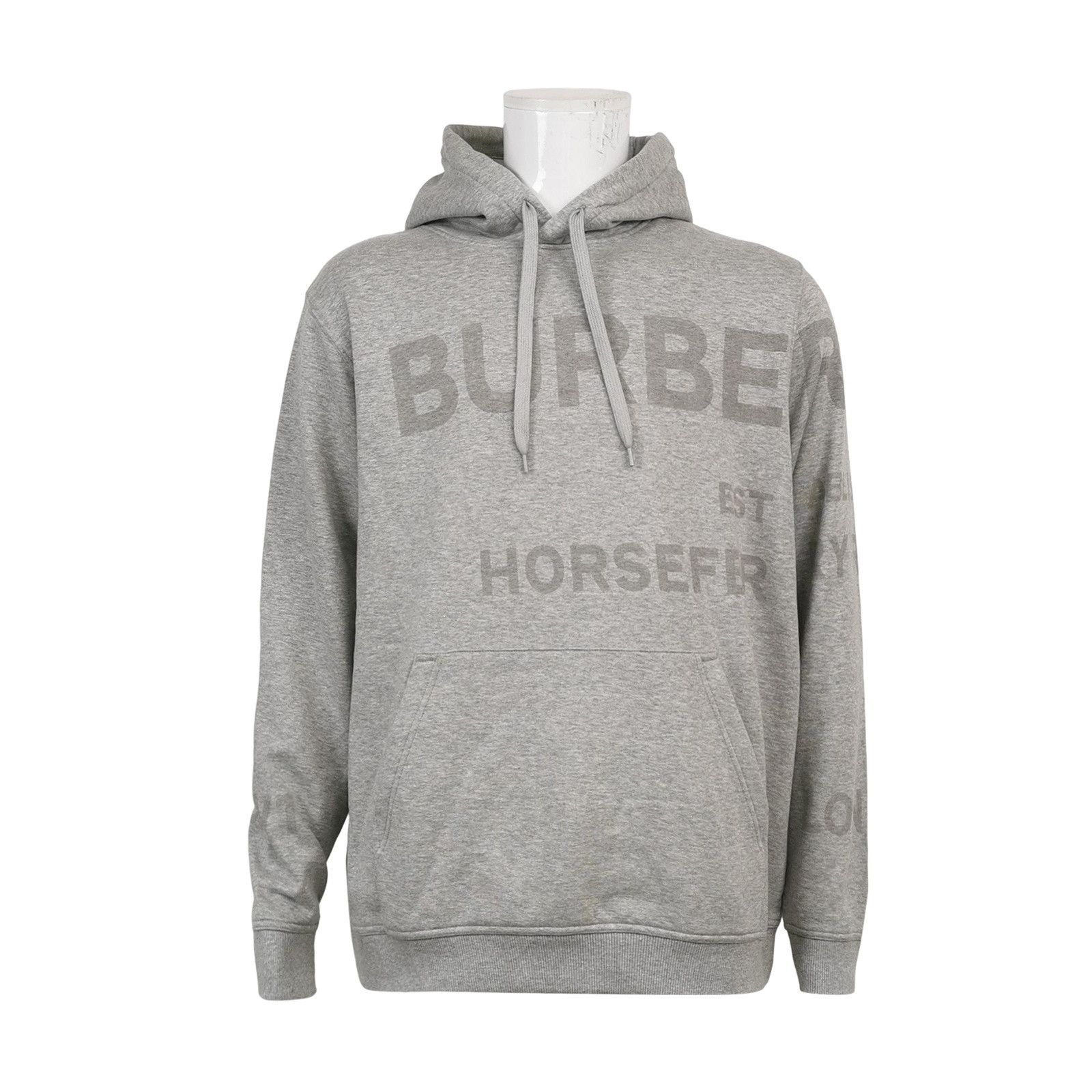 Burberry Burberry Horseferry Print Logo Hoodie Gray Size L Size US L / EU 52-54 / 3 - 1 Thumbnail